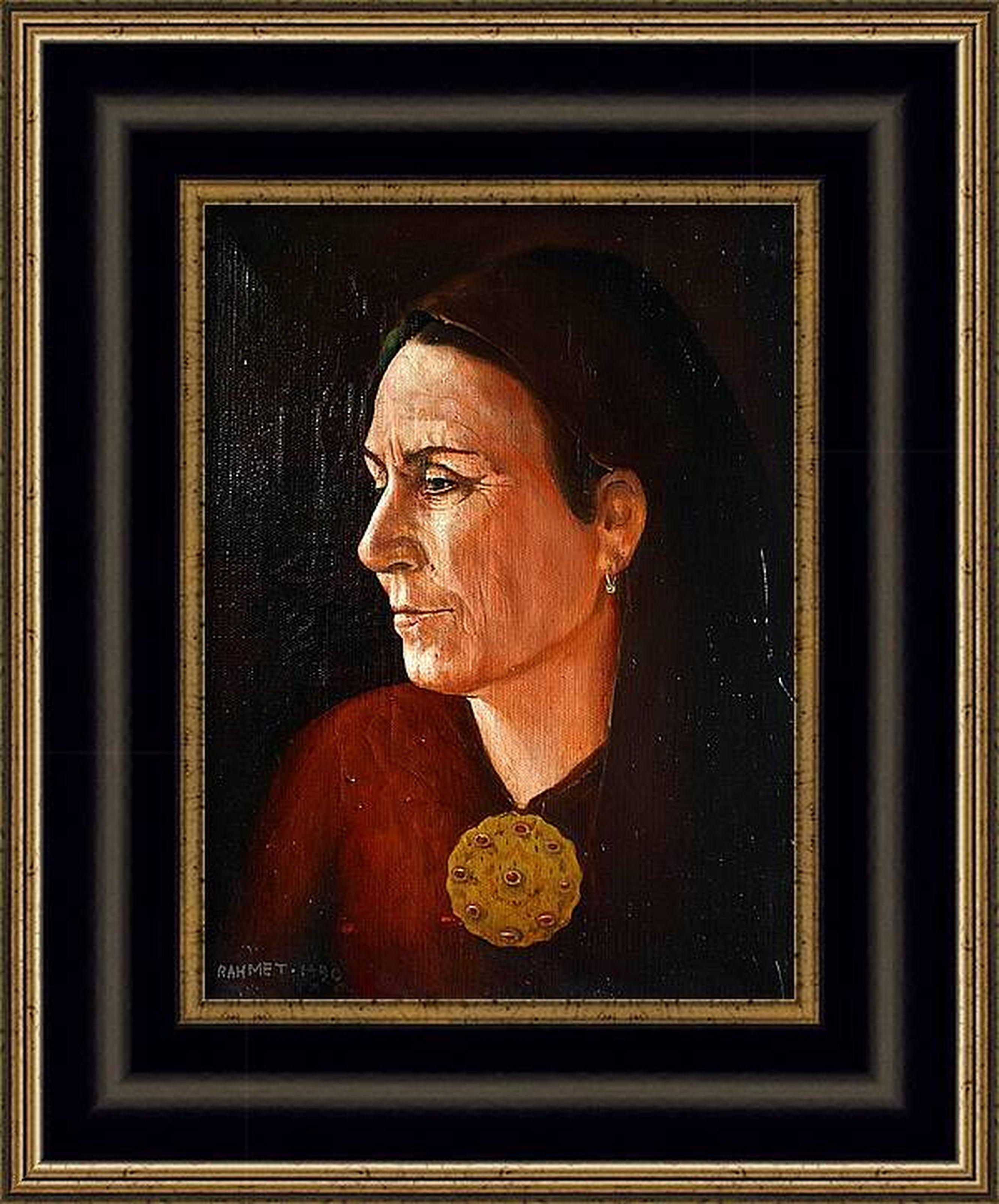 Anna Tach , Mommy . quadro originale - Painting Impressionismo astratto di RAKHMET REDZHEPOV (RAMZI)