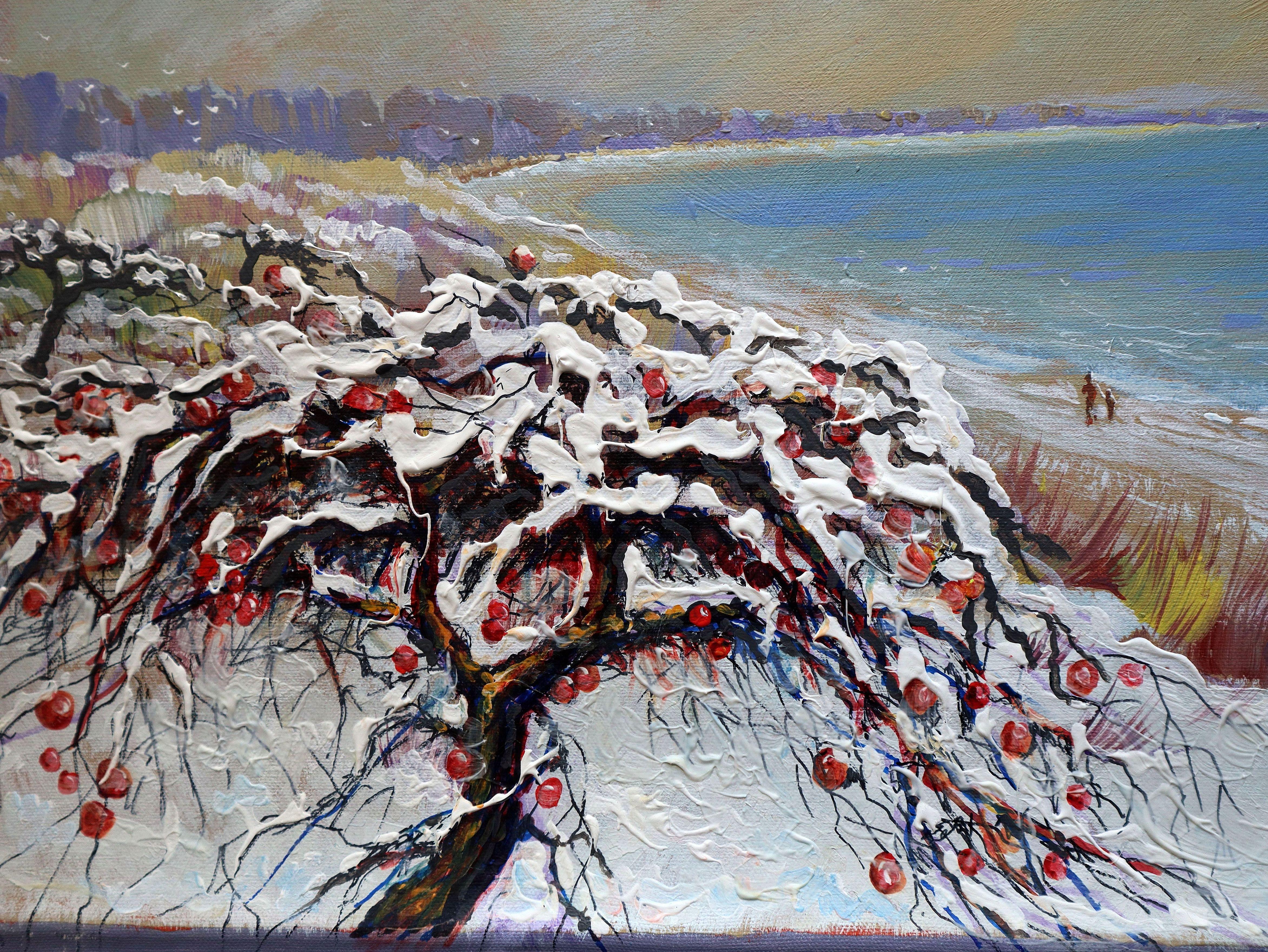 Apfelbaum und Skiwanderung im Angebot 6