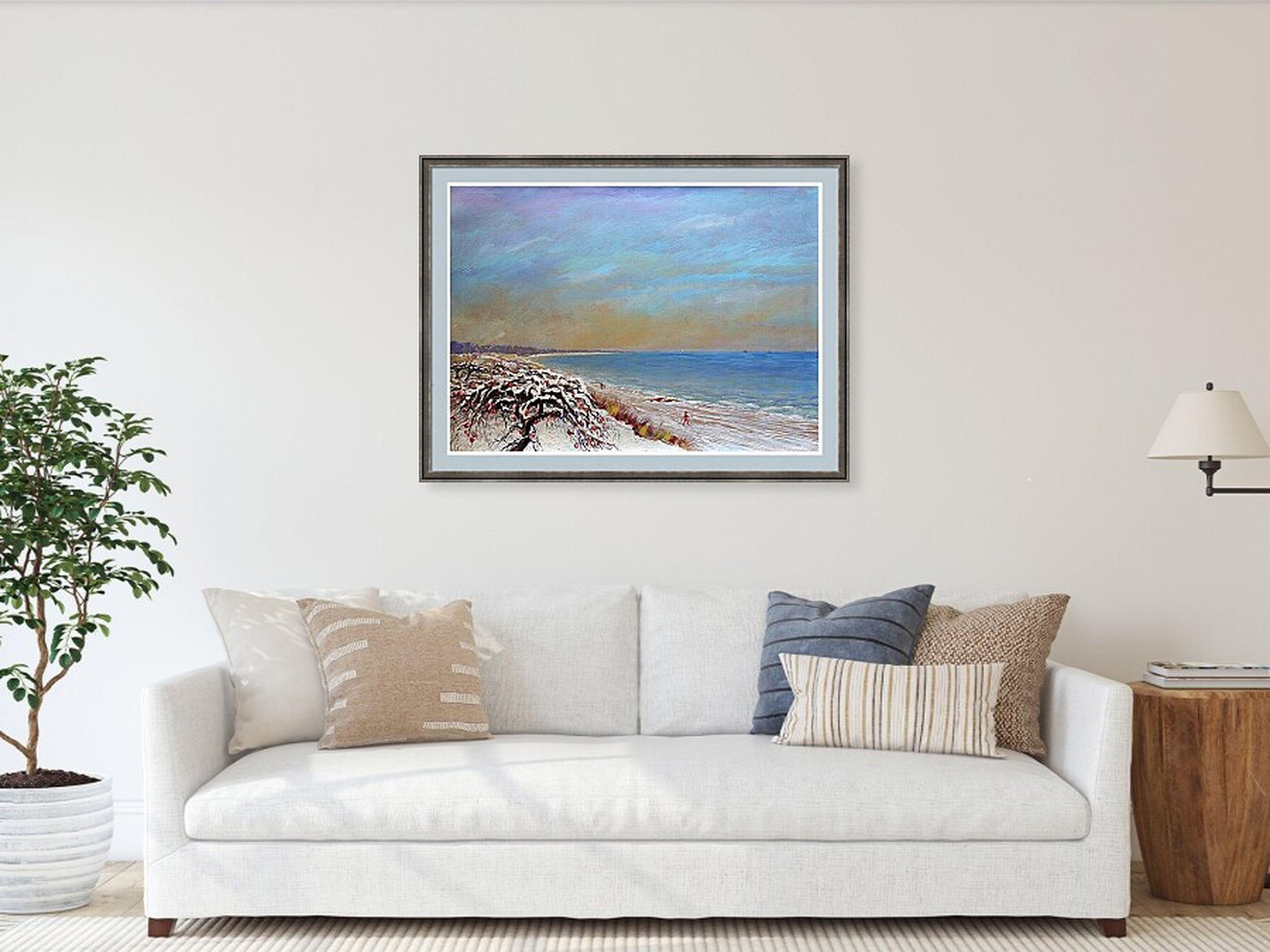 Bei diesem Gemälde habe ich meine Leidenschaft für das pulsierende Leben und die ruhige Schönheit in jeden Pinselstrich gelegt. Die Mischung aus Impressionismus und Realismus fängt den zarten Tanz von Seerosen und Koi-Fischen unter einem ruhigen