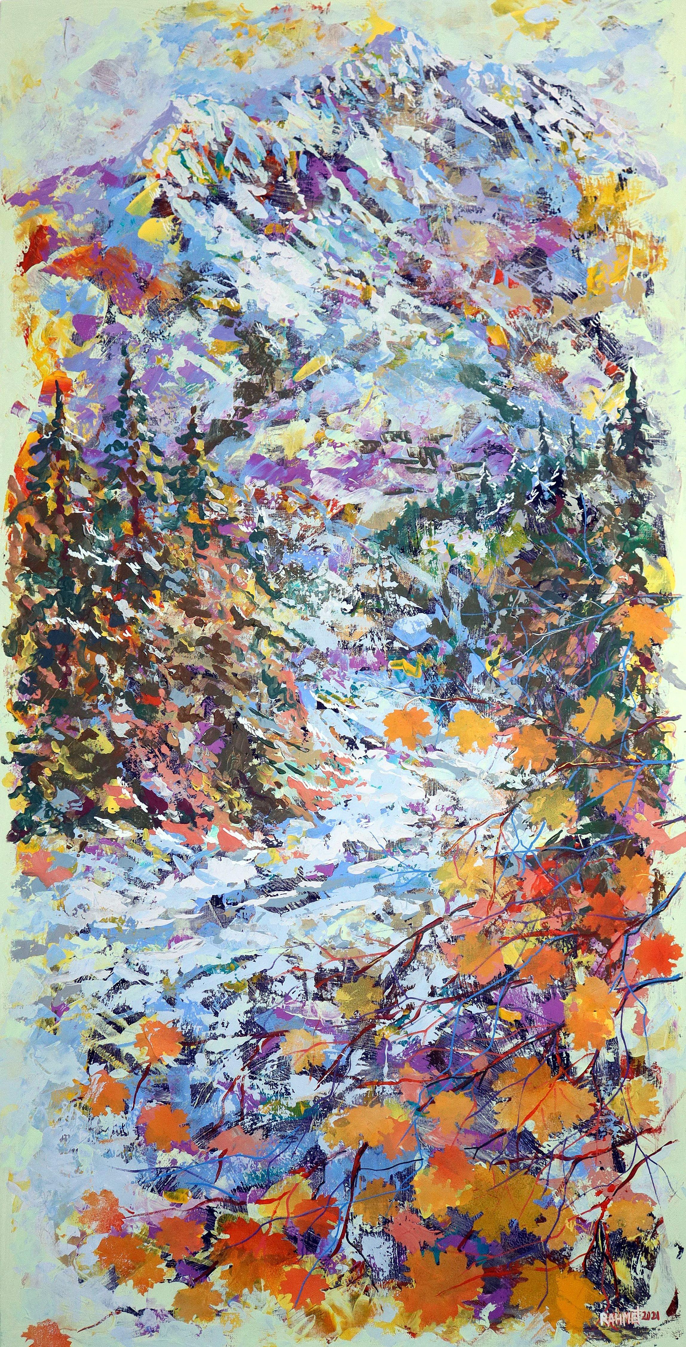 RAKHMET REDZHEPOV (RAMZI) Interior Painting -   Autumn in the Mountains 