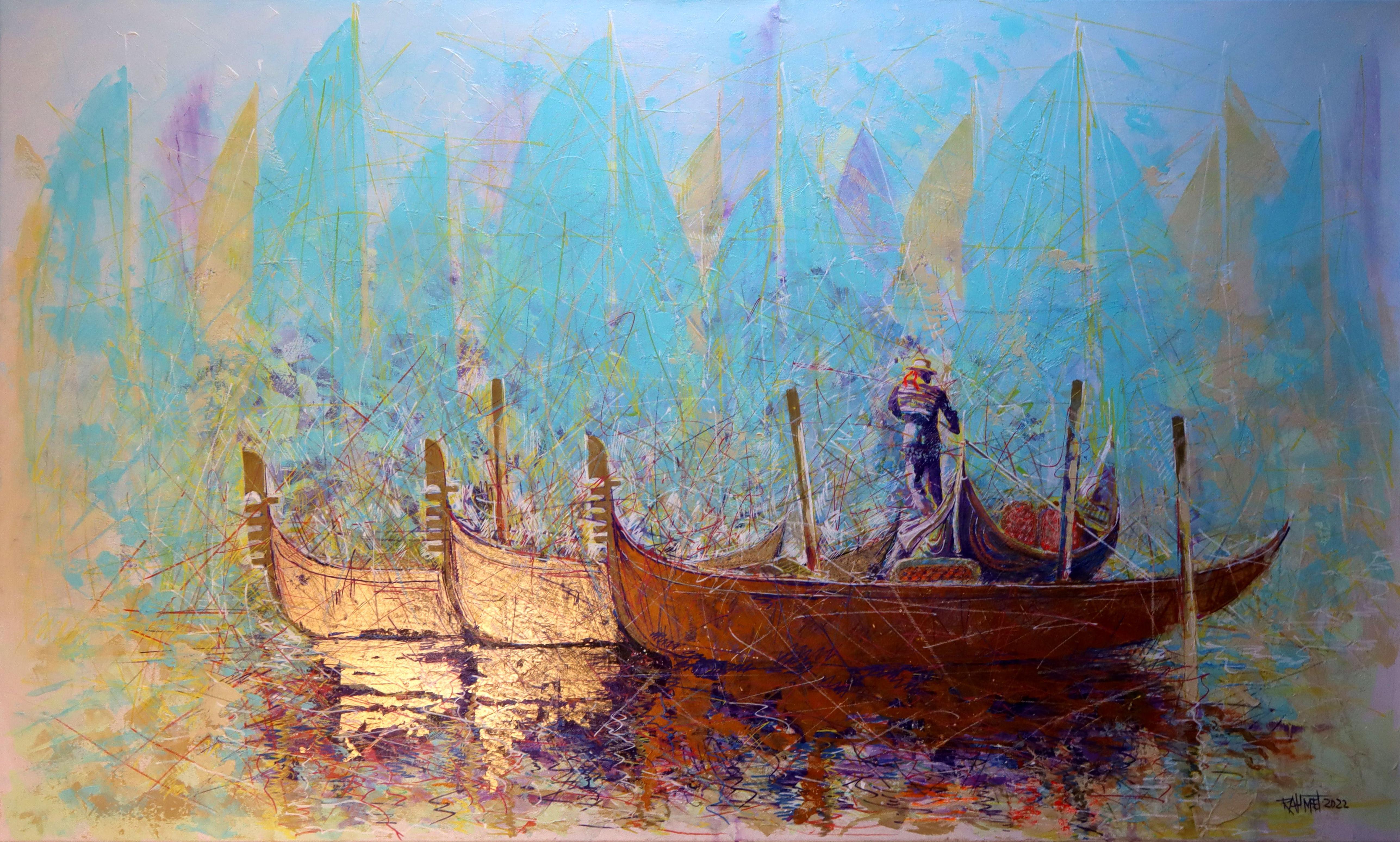 RAKHMET REDZHEPOV (RAMZI) Interior Painting – Herbstregatta in Venedig