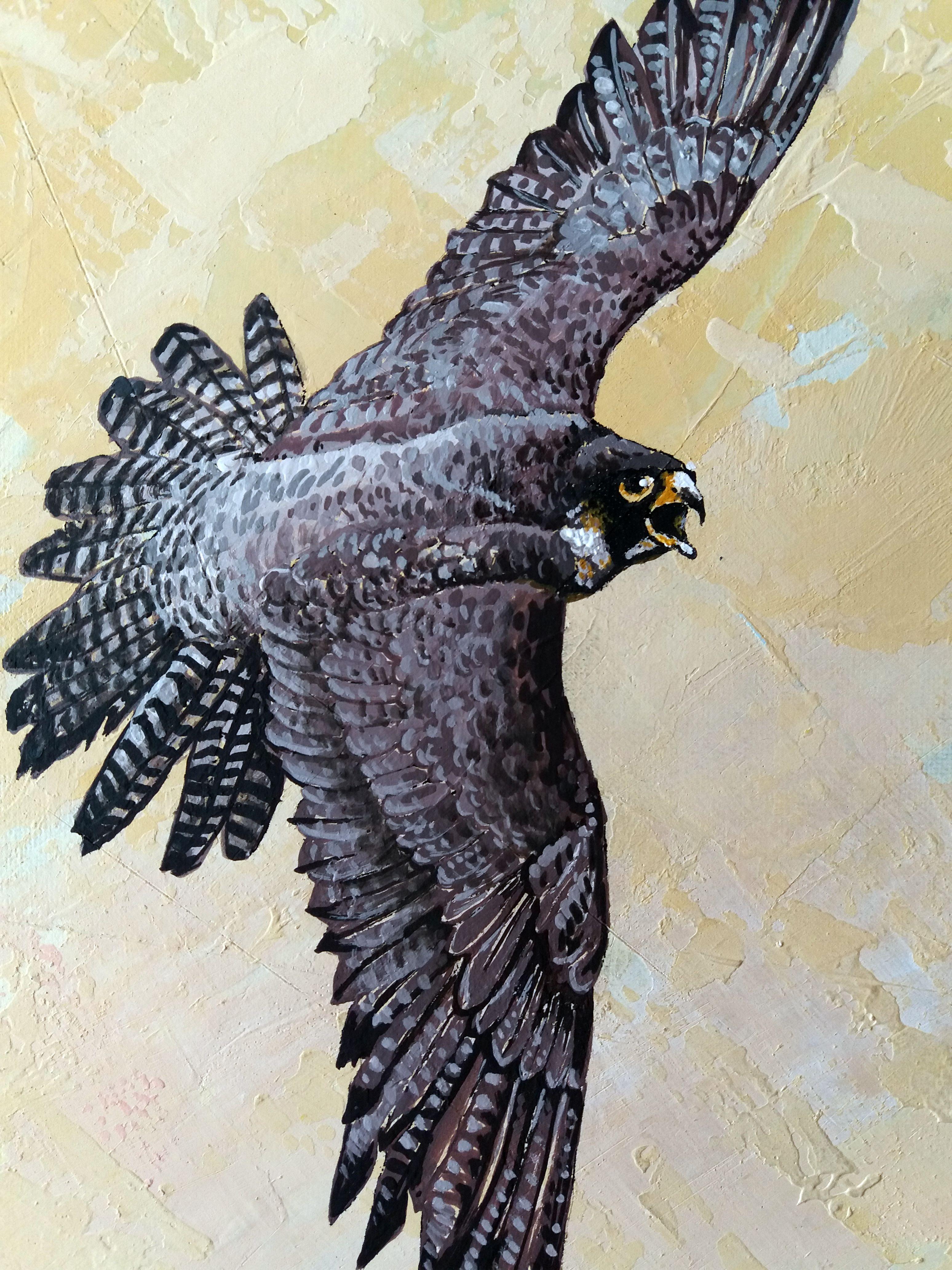 Vor der Jagd. Originalgemälde – Painting von RAKHMET REDZHEPOV (RAMZI)
