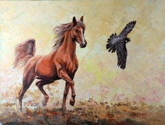 Antes de la Caza. pintura original