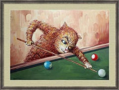 Billiard Player   original painting