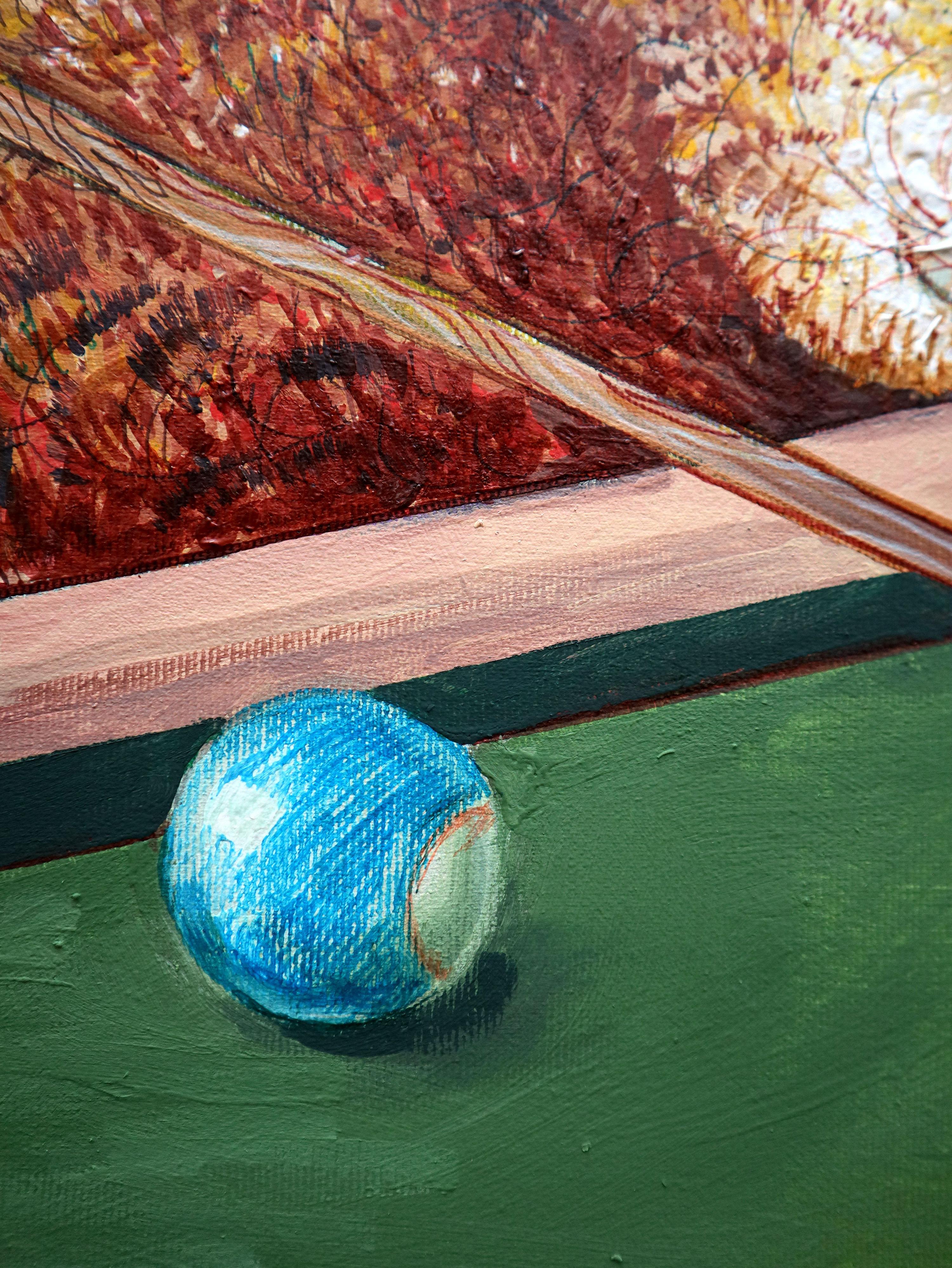Billiard Player   original painting For Sale 4
