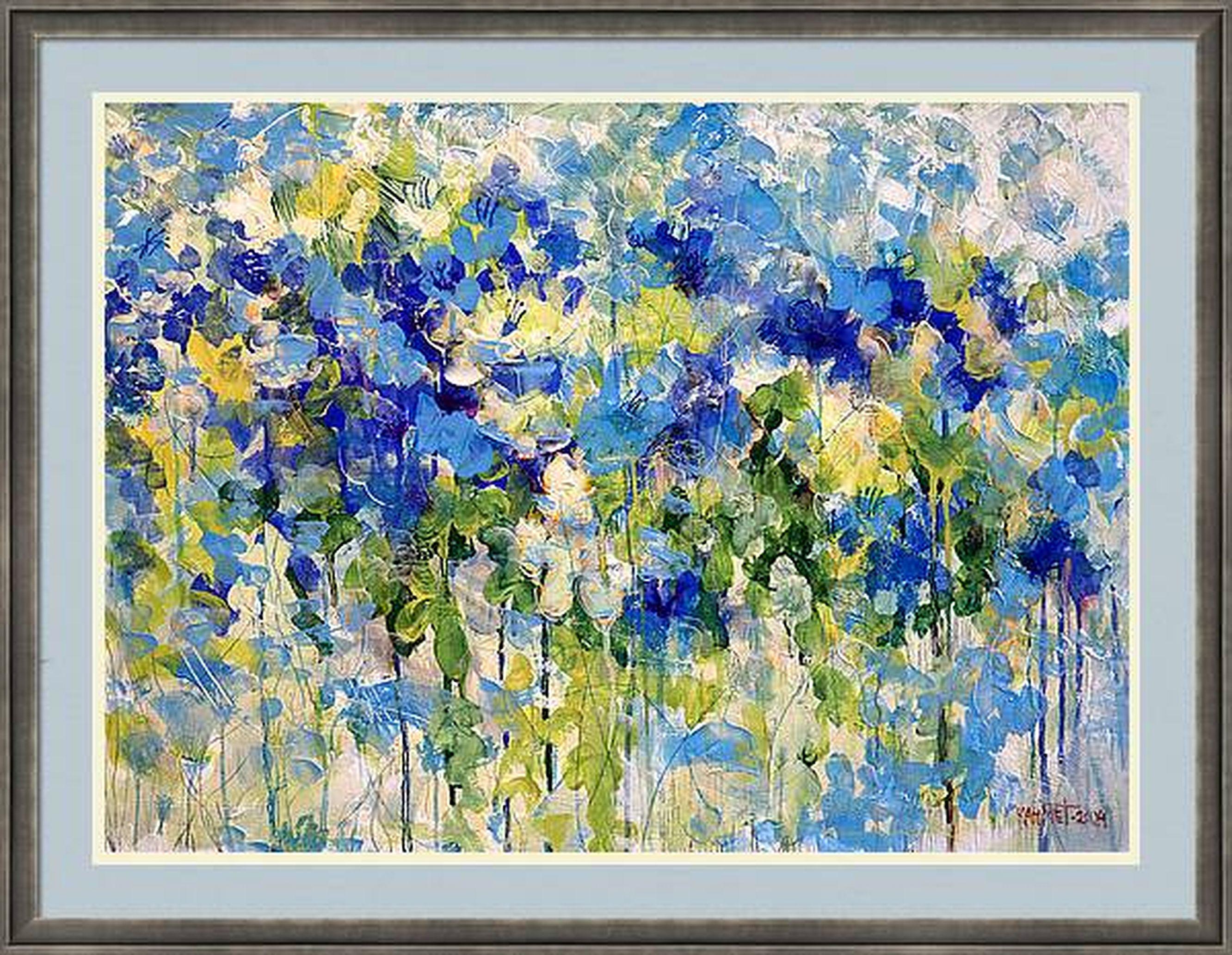 BLUE - Painting by RAKHMET REDZHEPOV (RAMZI)