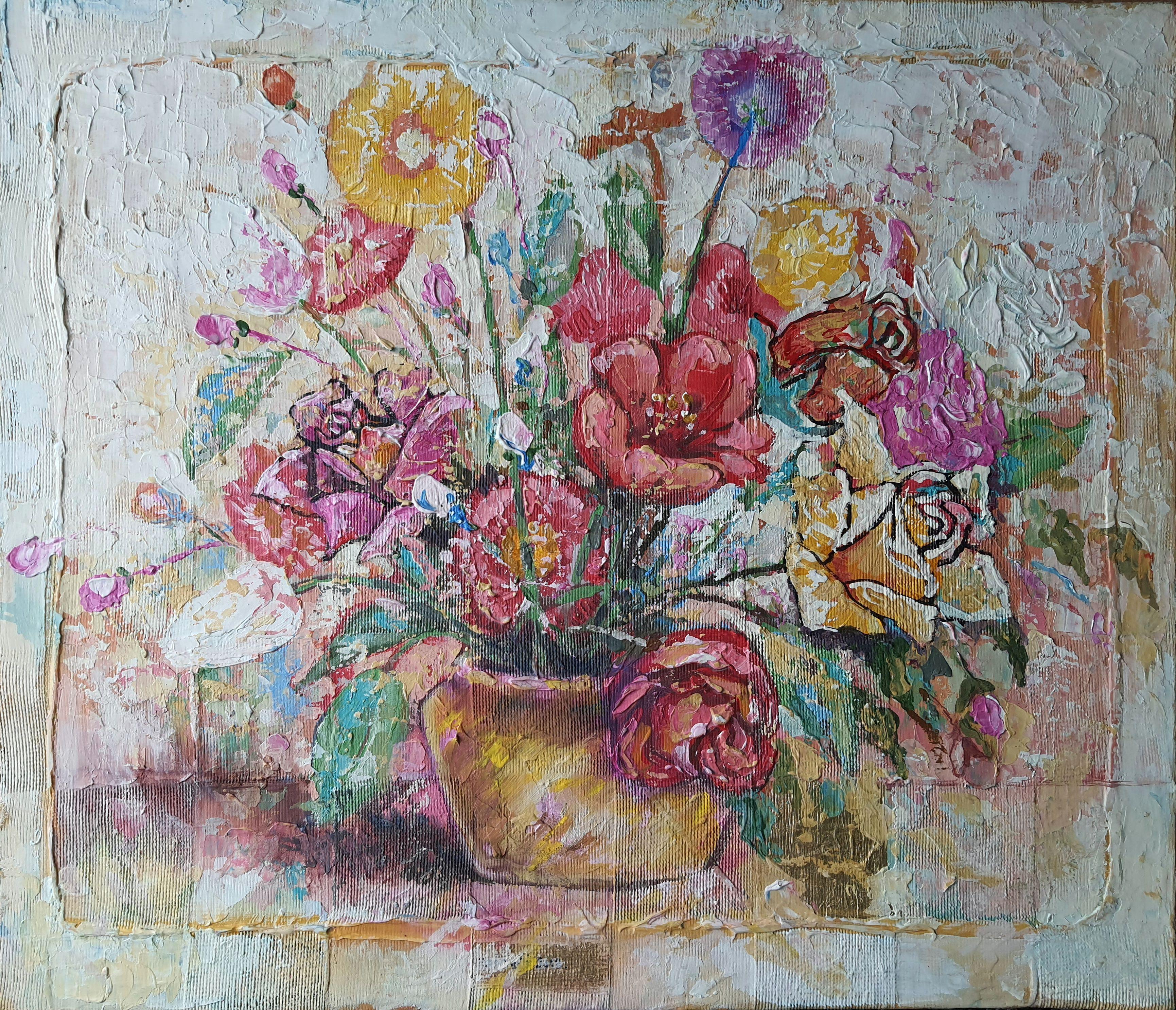 Bouquet Bellissimo Pittura ad olio originale