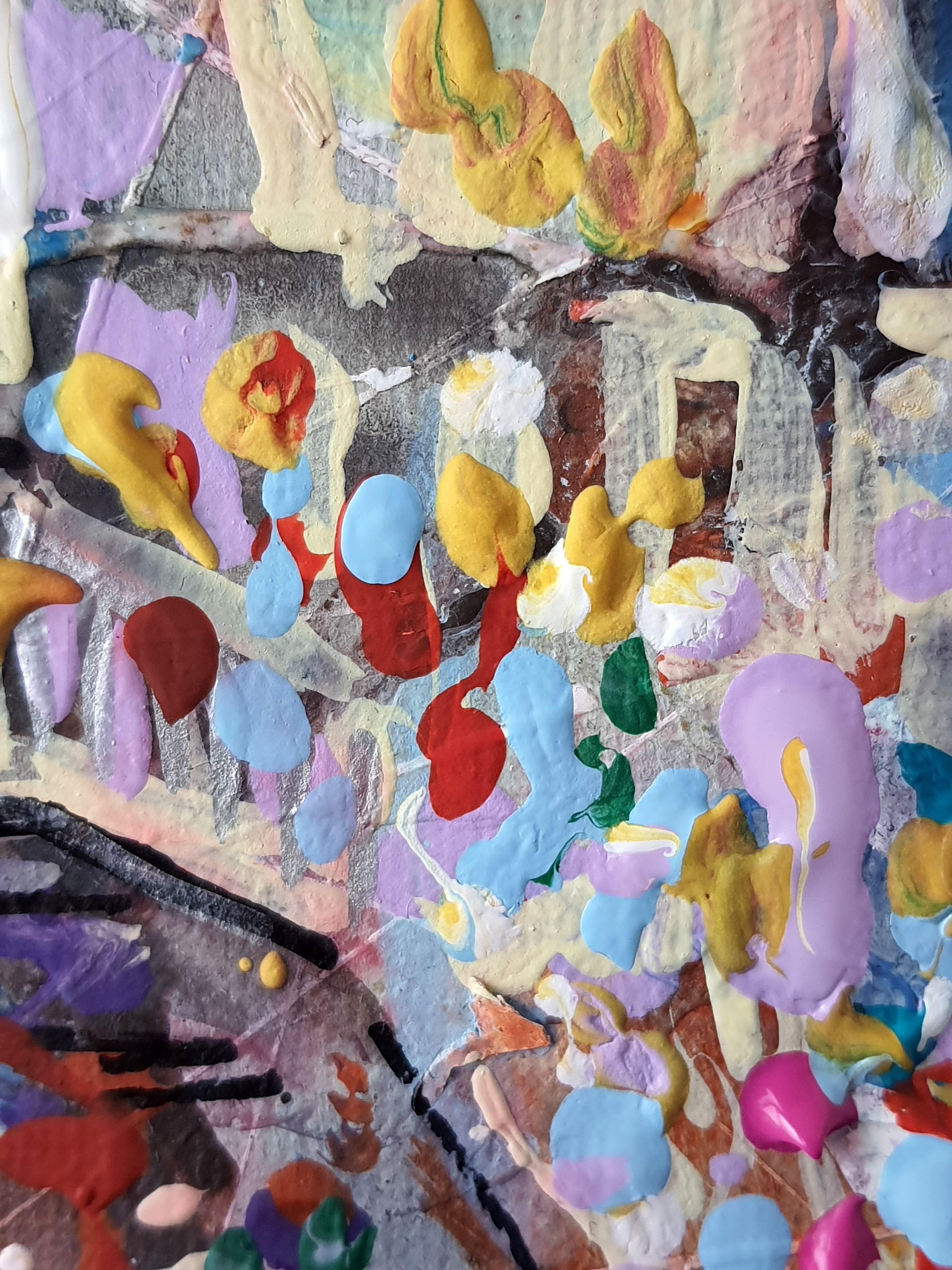 Bridge in Venedig 2 (Expressionismus), Painting, von RAKHMET REDZHEPOV (RAMZI)