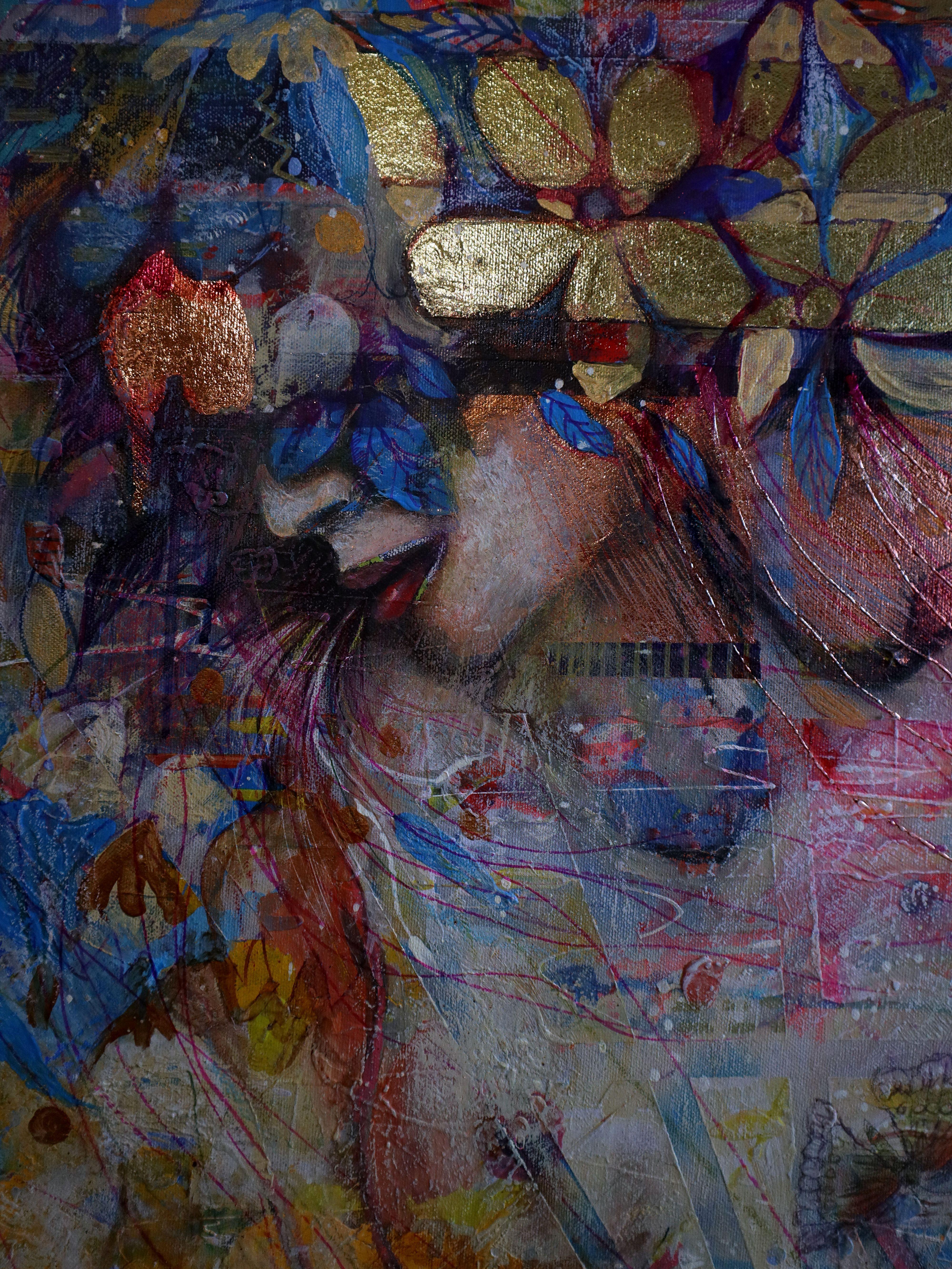 Butterfly Effect - Impressionist Painting by RAKHMET REDZHEPOV (RAMZI)