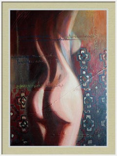 Carpet Symphony (Oriental Nudes Series) canvas, oil, acrylic 70x50cm.