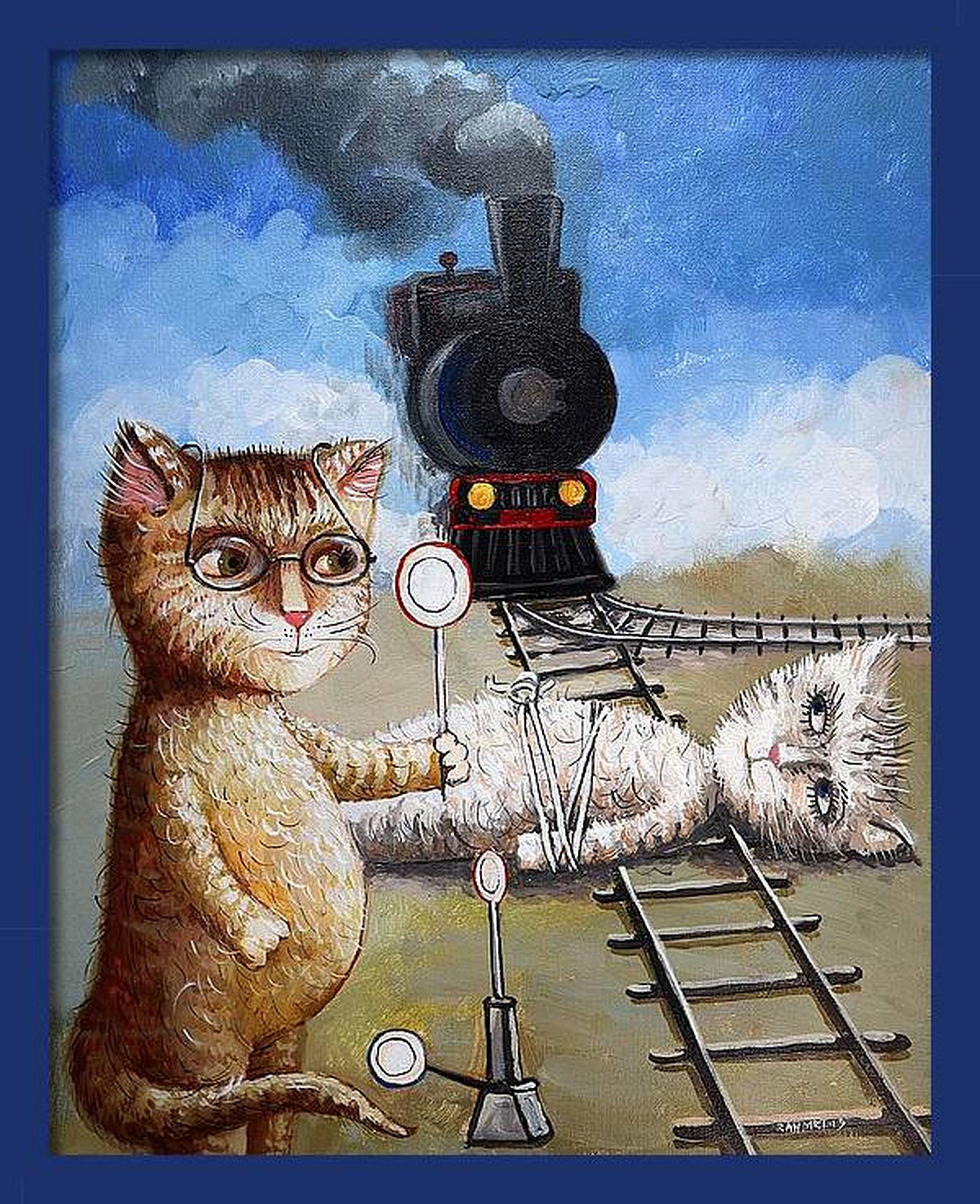 GATTI - Animal Painting Grigio di RAKHMET REDZHEPOV (RAMZI)