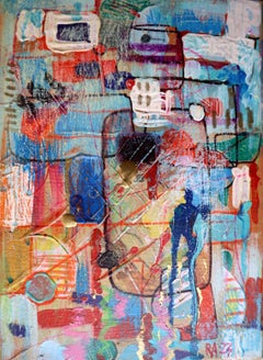 Ville 14. Peinture abstraite originale