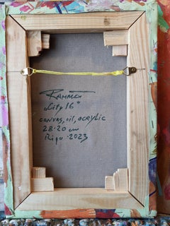 City 16. Abstract original painting