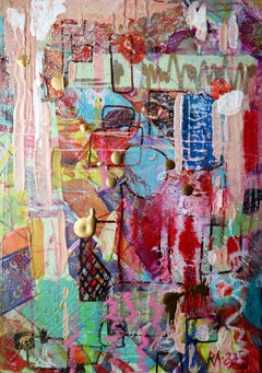 Ville 16. Peinture abstraite originale