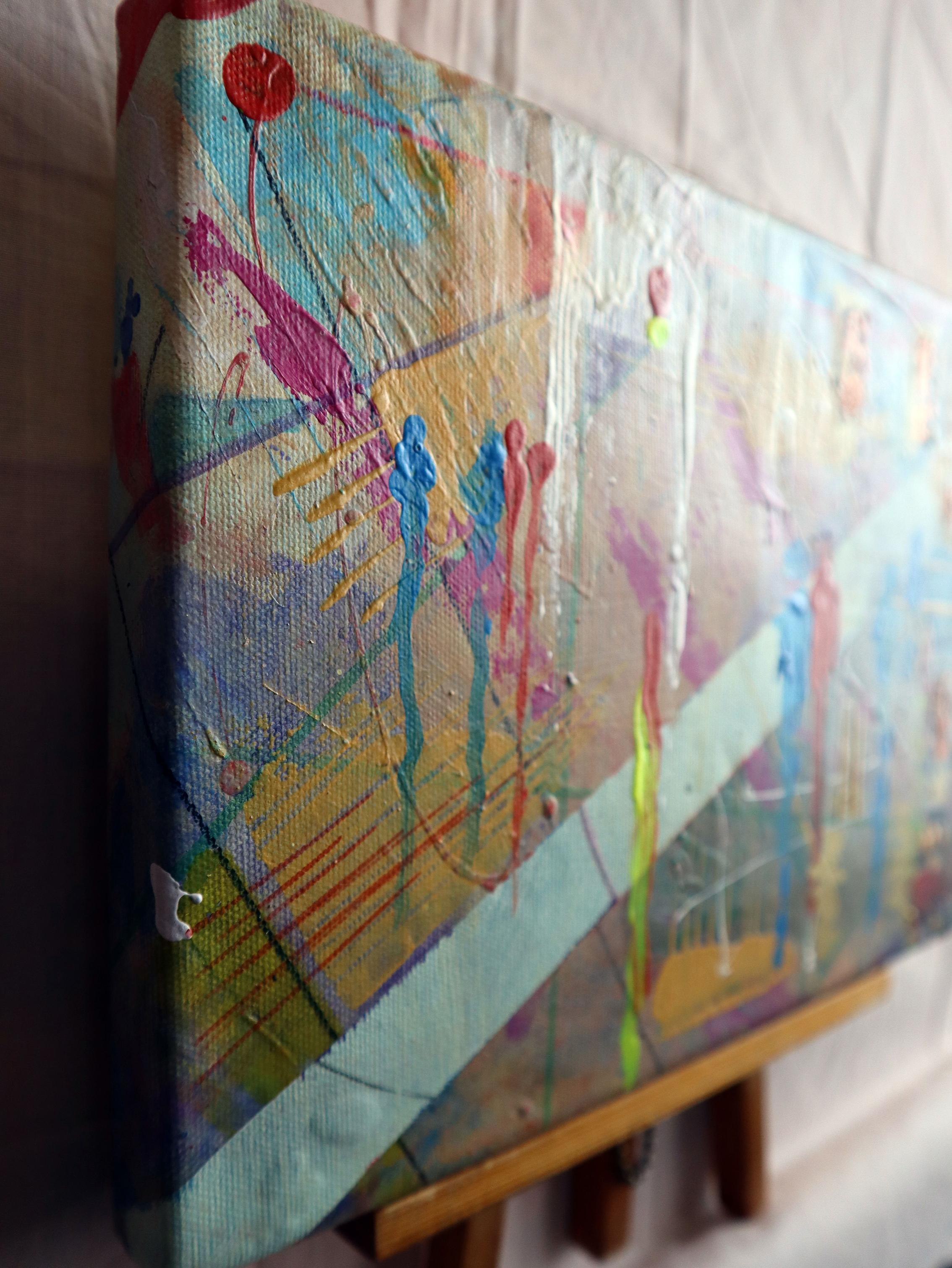 City 8. Abstract original painting For Sale 4