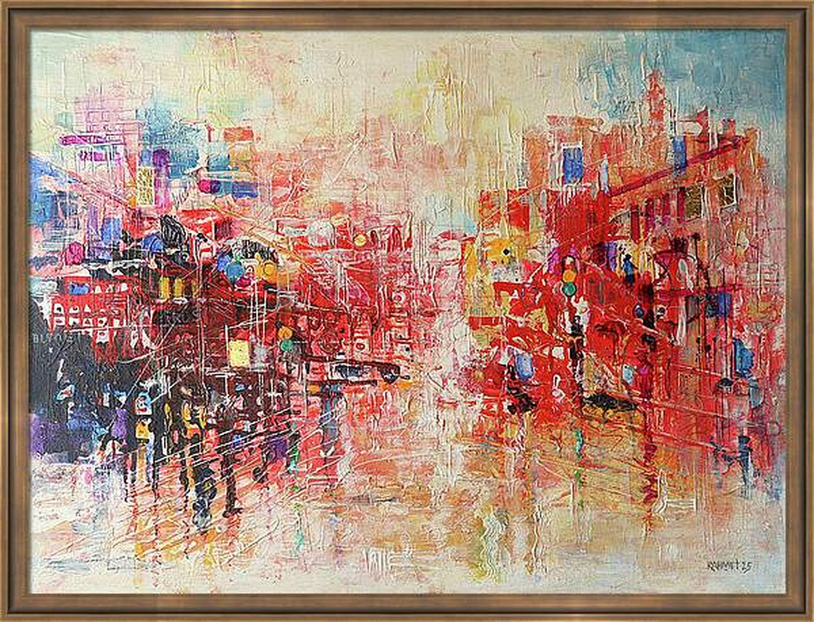 The City After the Rain 2 – Painting von RAKHMET REDZHEPOV (RAMZI)