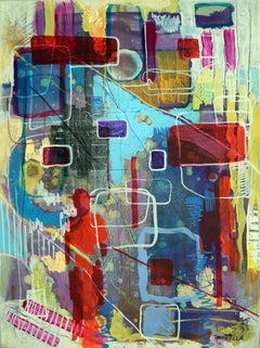 Lights. Peinture abstraite originale