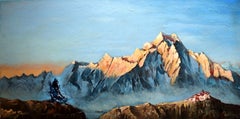 « Cosmic Spirit » (série SPACES) Toile, huile, 60 x 120 cm. 2013/2026