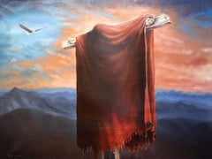 « Crucifixion », toile, huile, 90 x 120 cm. 2005/2011/2021