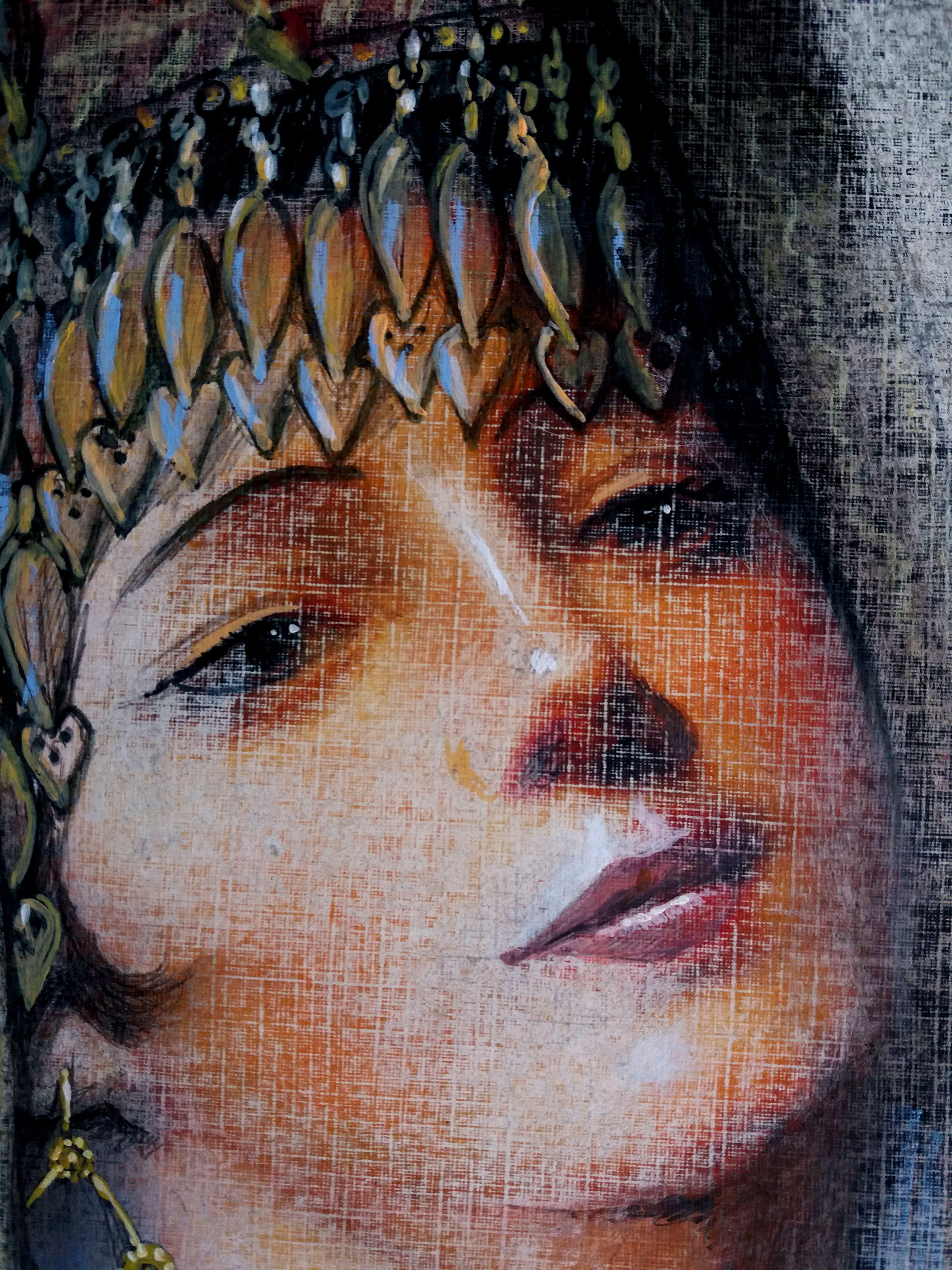 Zygnus. Originalgemälde – Painting von RAKHMET REDZHEPOV (RAMZI)