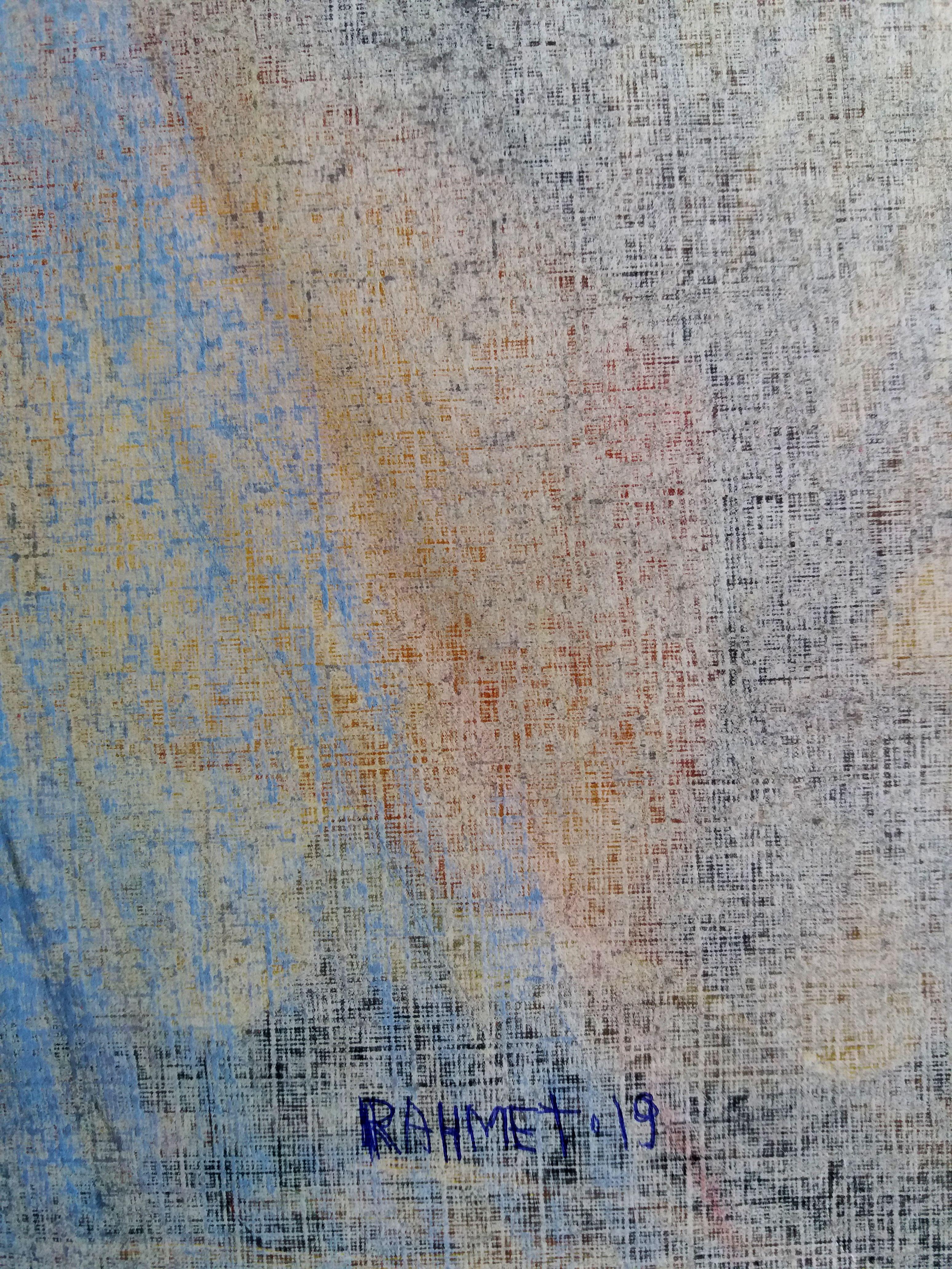 In diesem Kunstwerk habe ich versucht, die ätherischen Qualitäten von Träumen mit den intensiven Emotionen der Realität zu verbinden. Mit Pastellkreide und Bleistift fange ich die Sanftheit des Blicks der Dargestellten ein, während kräftige