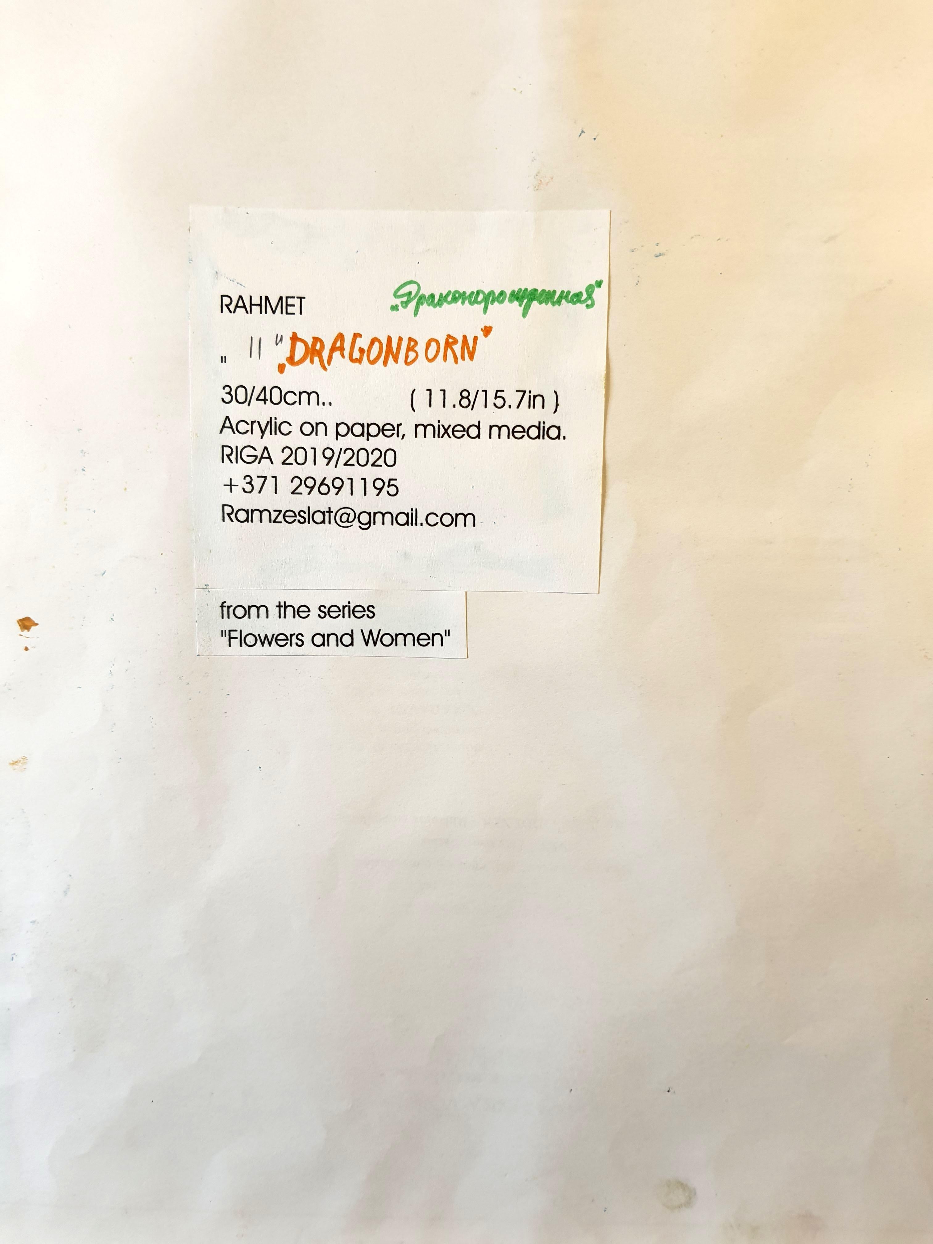 Drachengeboren (Impressionismus), Painting, von RAKHMET REDZHEPOV (RAMZI)