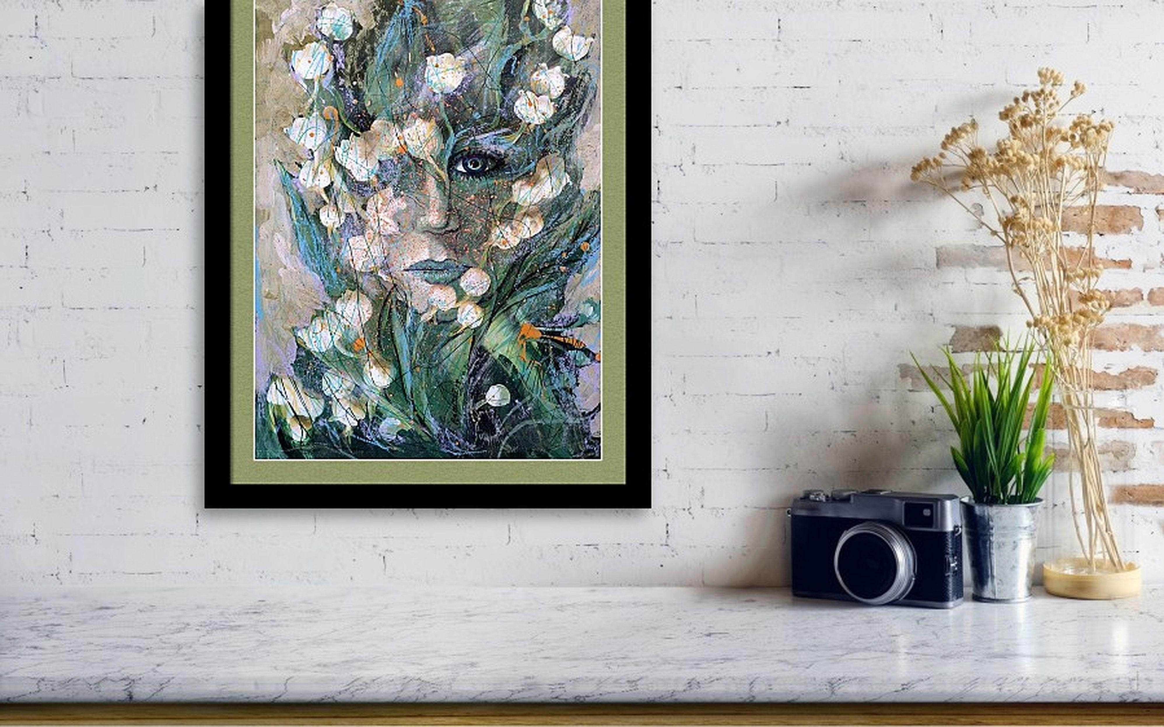 In diesem Werk habe ich mit Acryl, Pastell, Kugelschreiber und Buntstift lebhafte Emotionen ausgegossen und dabei die rohe Energie des Expressionismus mit der Verträumtheit des Impressionismus und der Kühnheit der Pop-Art vermischt. Ich wollte einen