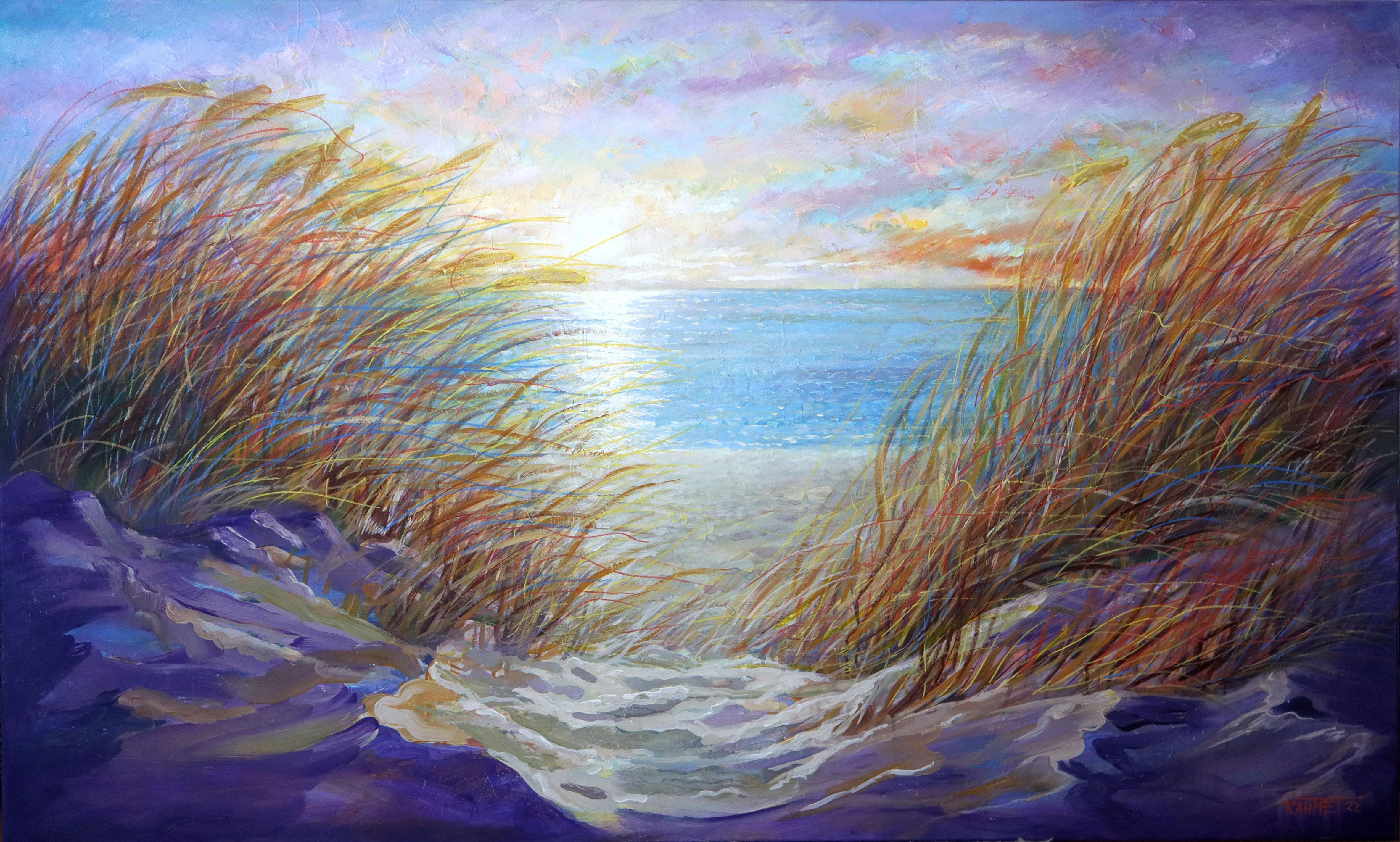 RAKHMET REDZHEPOV (RAMZI) Landscape Painting - Dunes