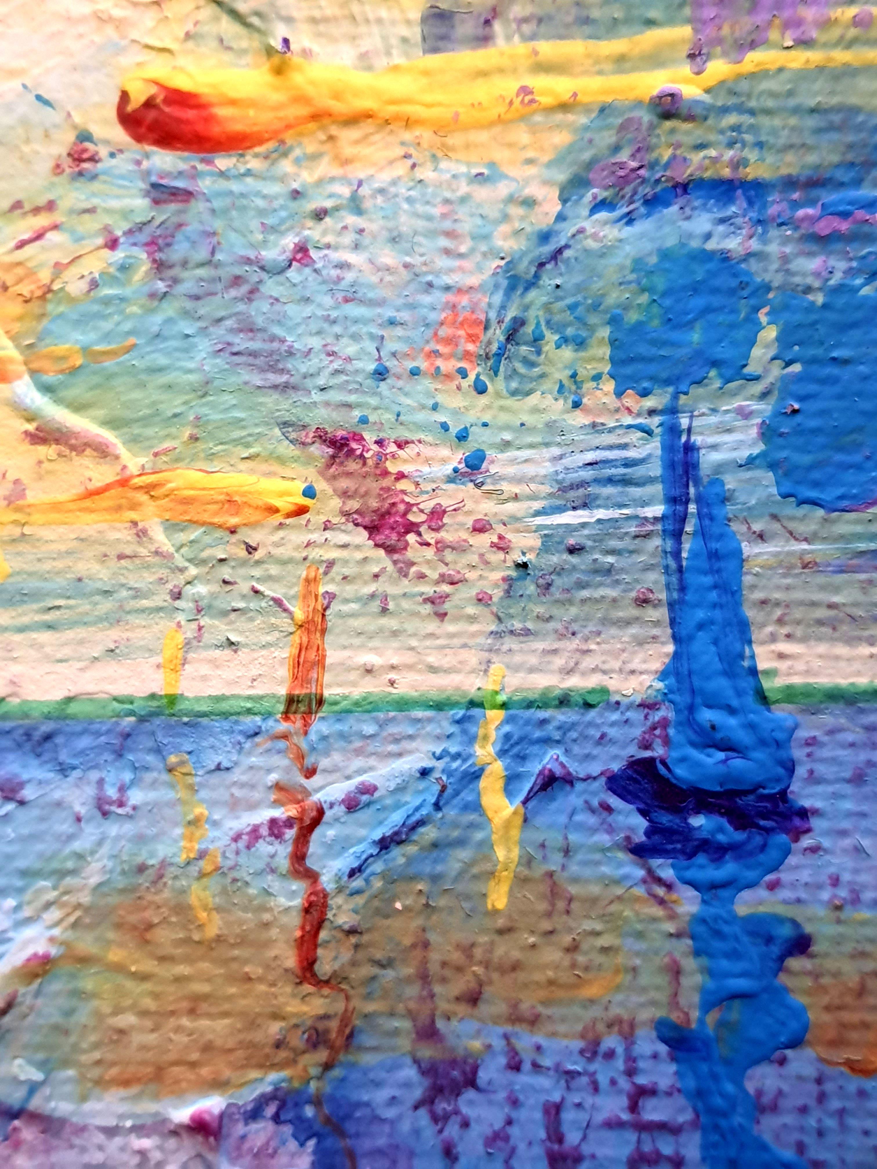 Früher Morgen (Expressionismus), Painting, von RAKHMET REDZHEPOV (RAMZI)