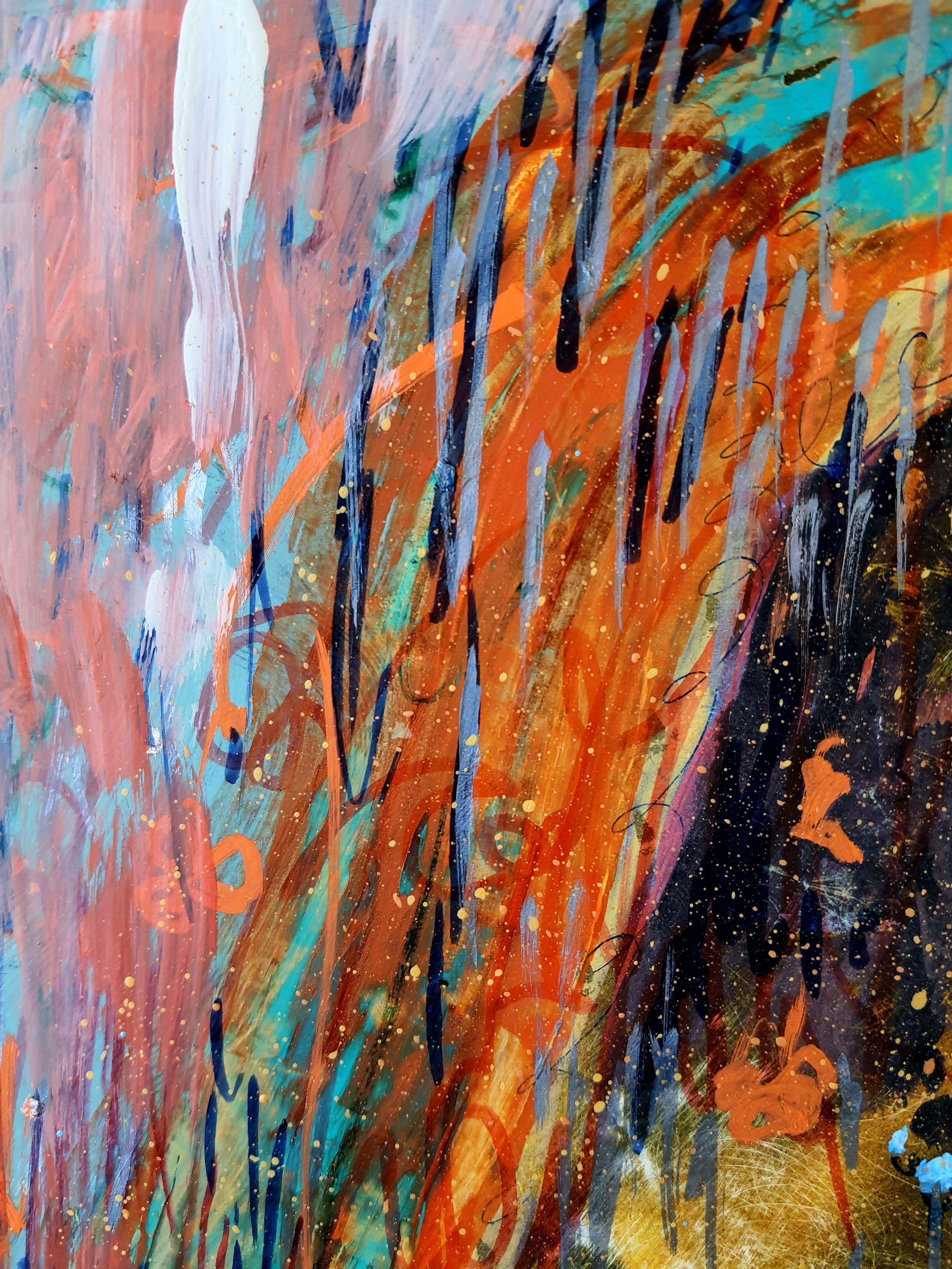 Östlich (Grau), Interior Painting, von RAKHMET REDZHEPOV (RAMZI)