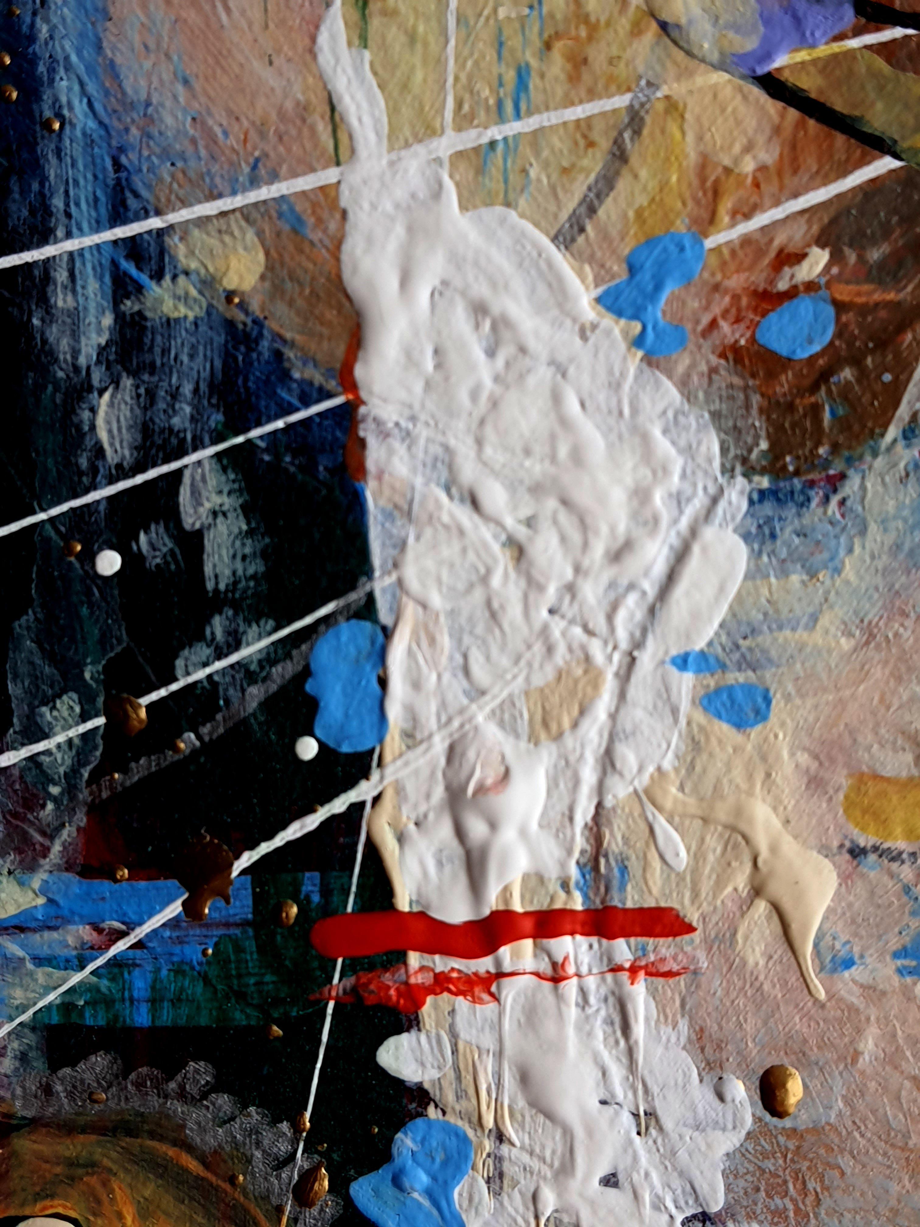 Eguator - Abstrait Painting par RAKHMET REDZHEPOV (RAMZI)
