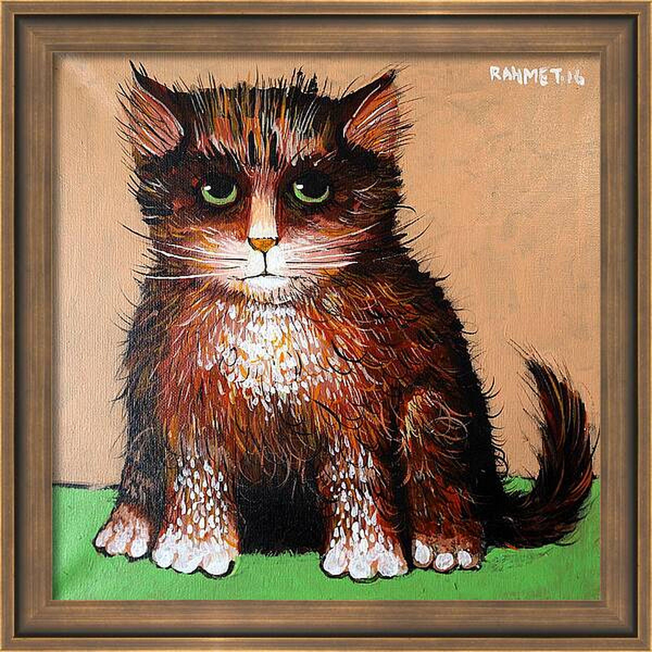 ELVIS (Expressionismus), Painting, von RAKHMET REDZHEPOV (RAMZI)