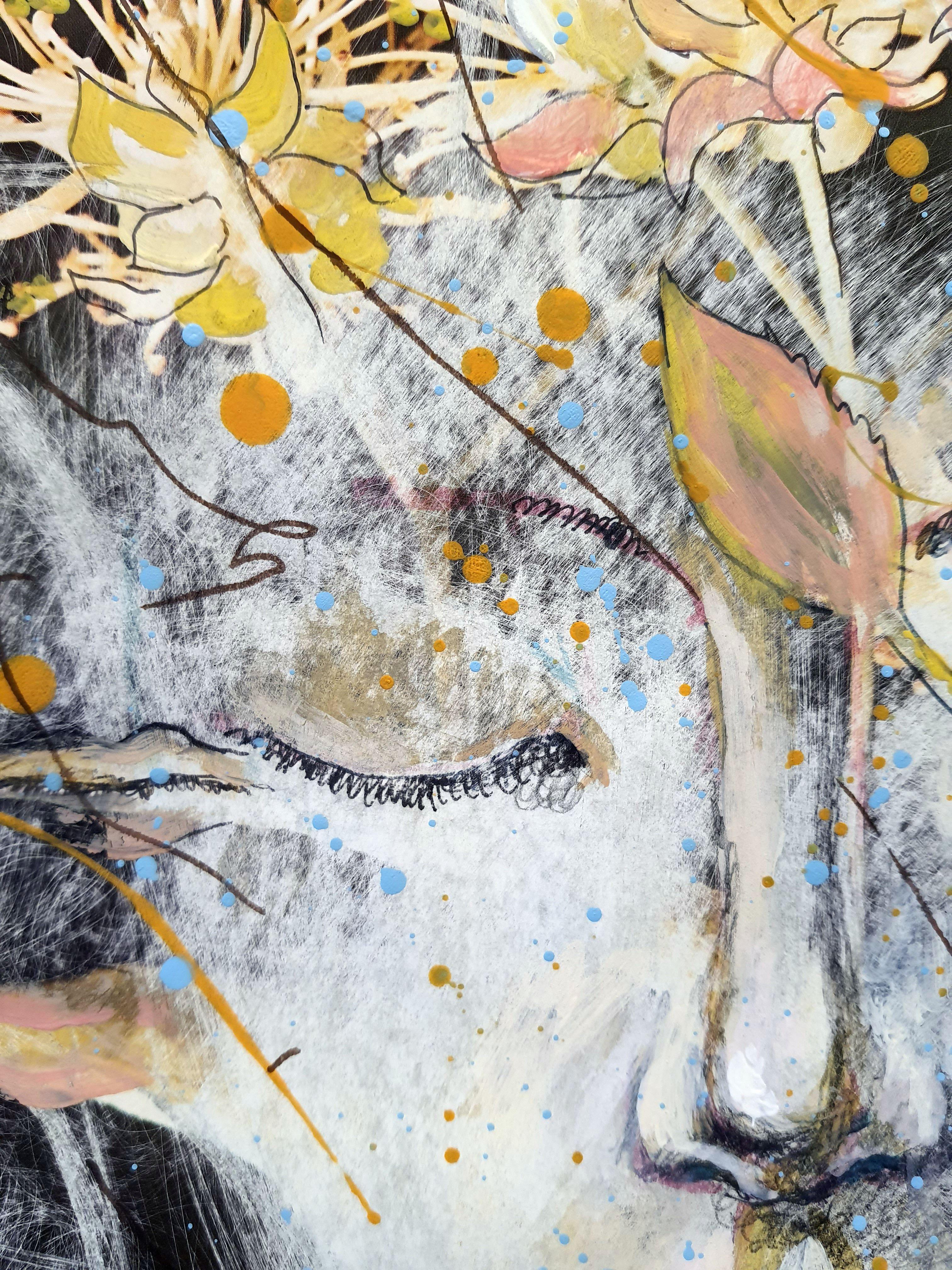 Enchanté - Gris Interior Painting par RAKHMET REDZHEPOV (RAMZI)