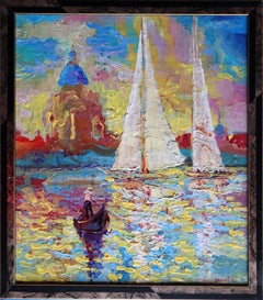 Ingresso di barche a vela a Venezia