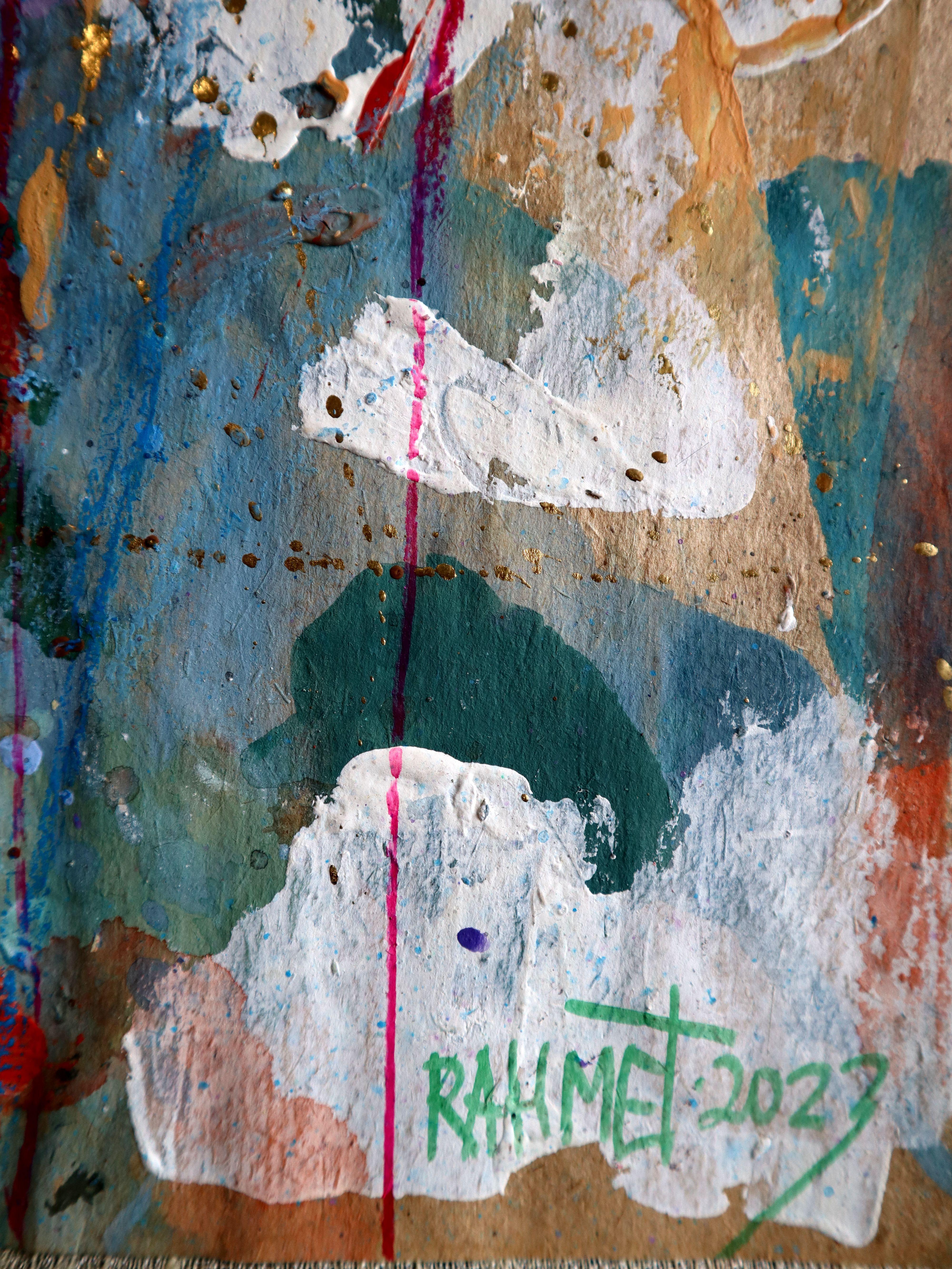 Fanasie mit Blumen 103 – Painting von RAKHMET REDZHEPOV (RAMZI)