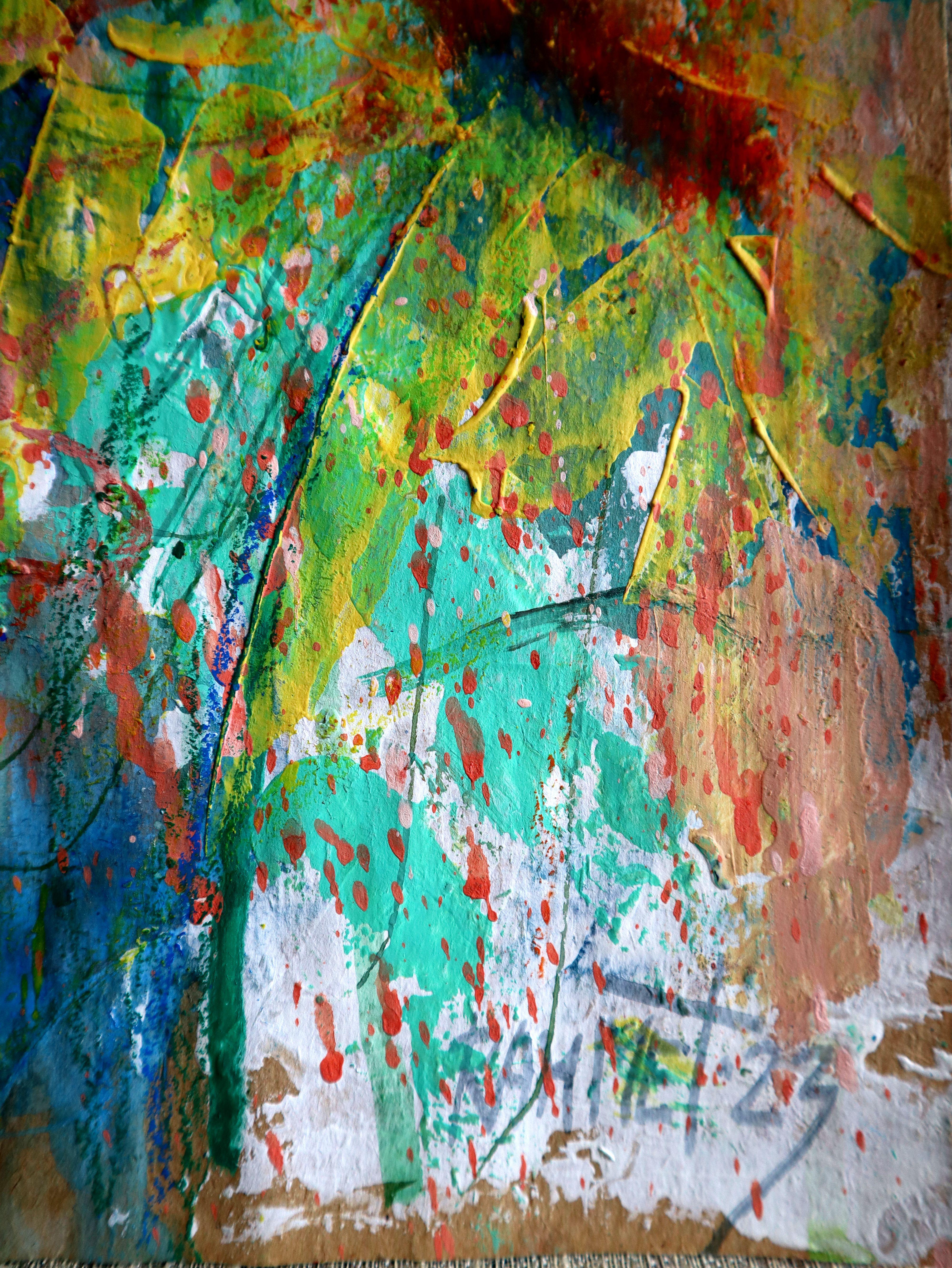 Fanasie mit Blumen 104 – Painting von RAKHMET REDZHEPOV (RAMZI)