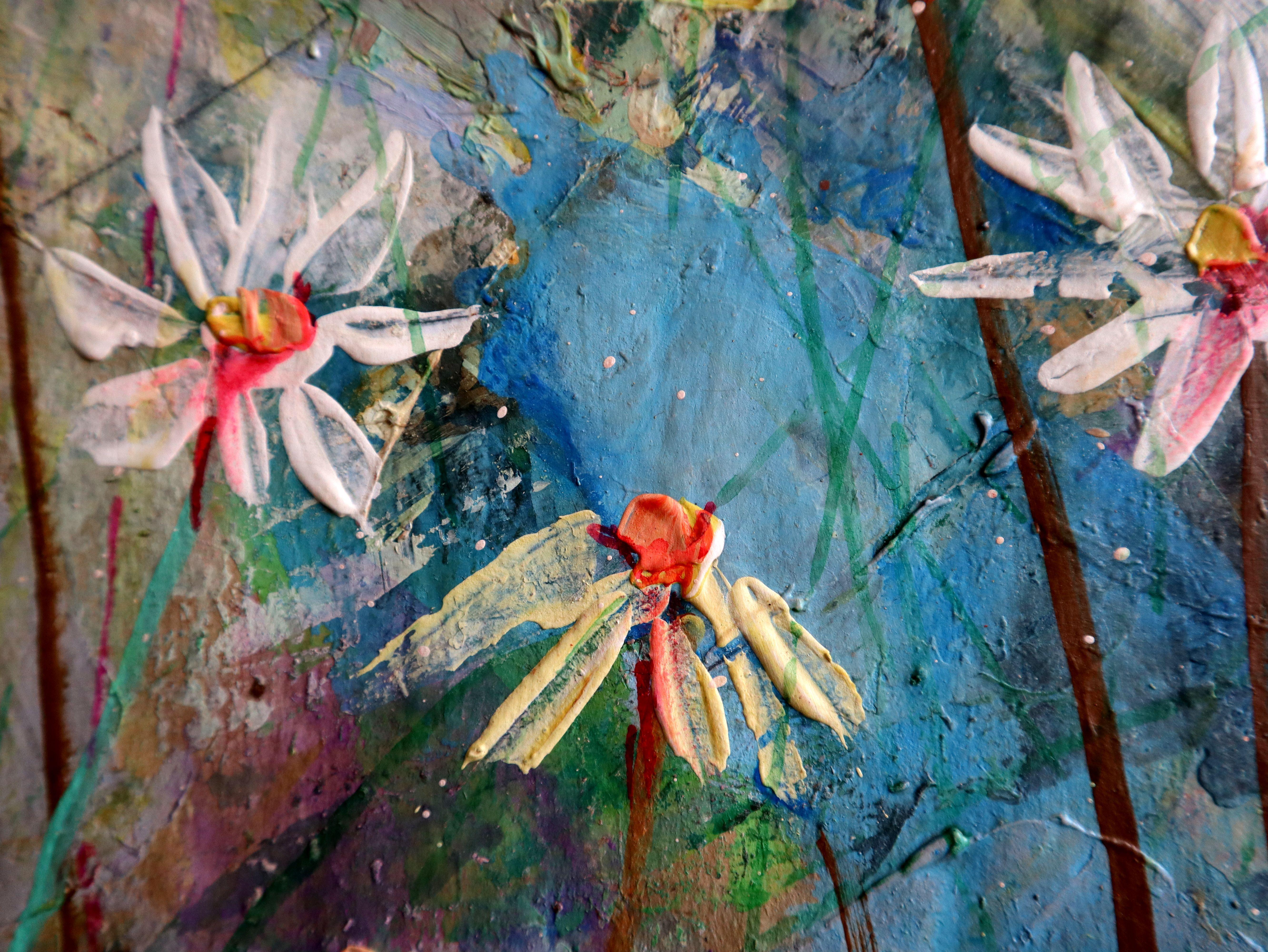 Fanasy con flores 106 - Painting de RAKHMET REDZHEPOV (RAMZI)