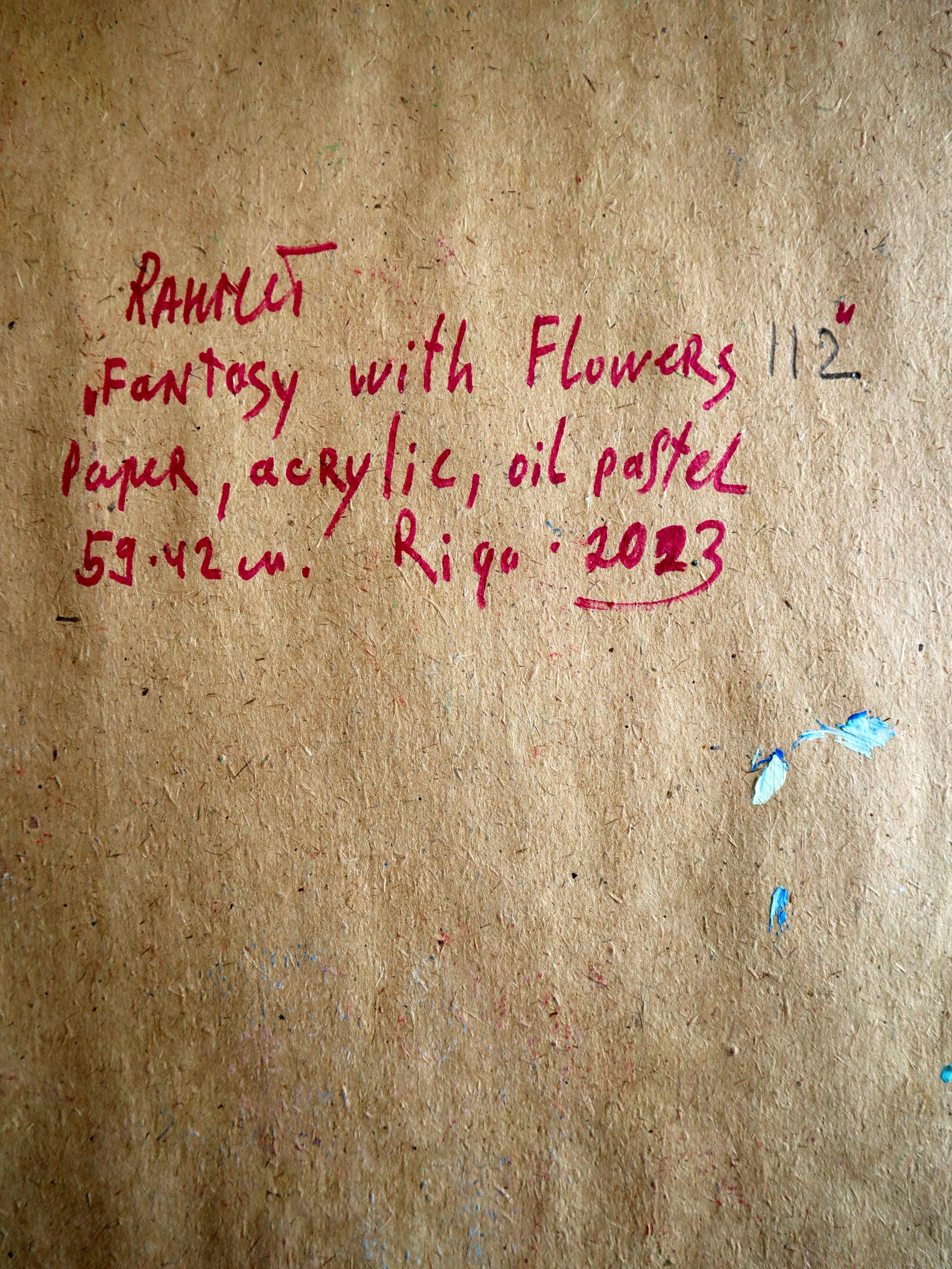 Fanasie mit Blumen 112 – Painting von RAKHMET REDZHEPOV (RAMZI)