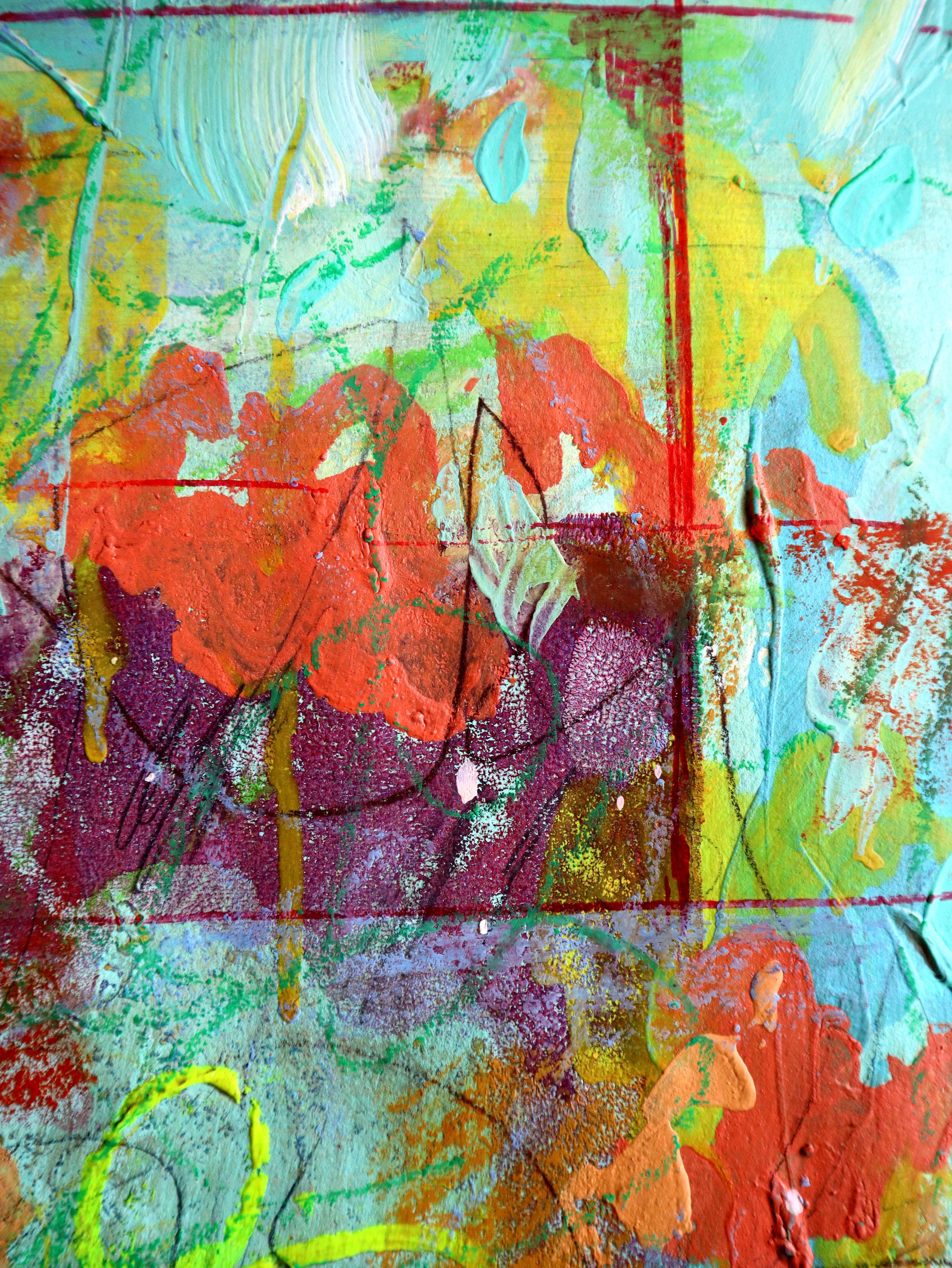 Fantaisie avec des fleurs 114 en vente 8