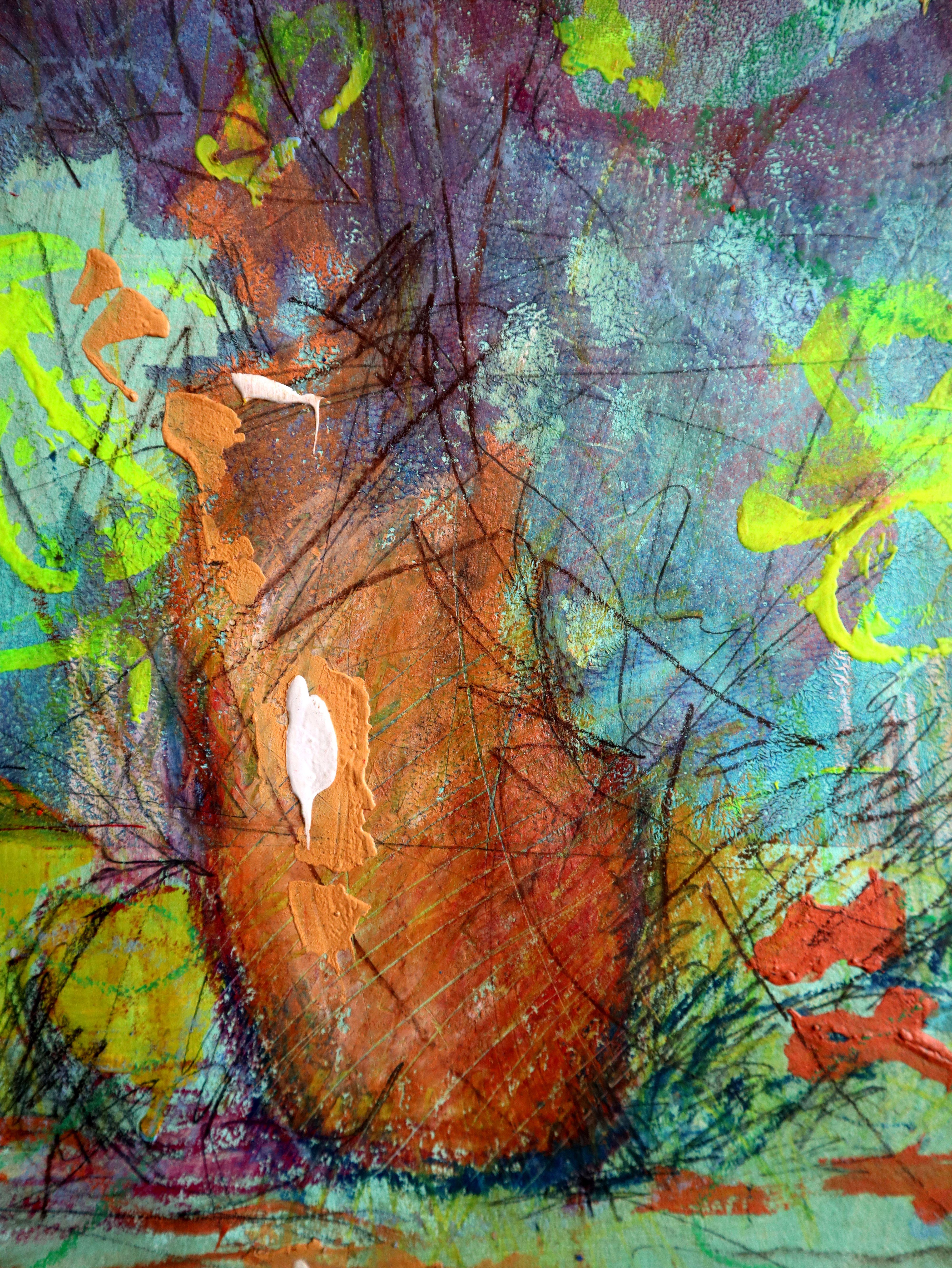 Fantaisie avec des fleurs 114 - Painting de RAKHMET REDZHEPOV (RAMZI)