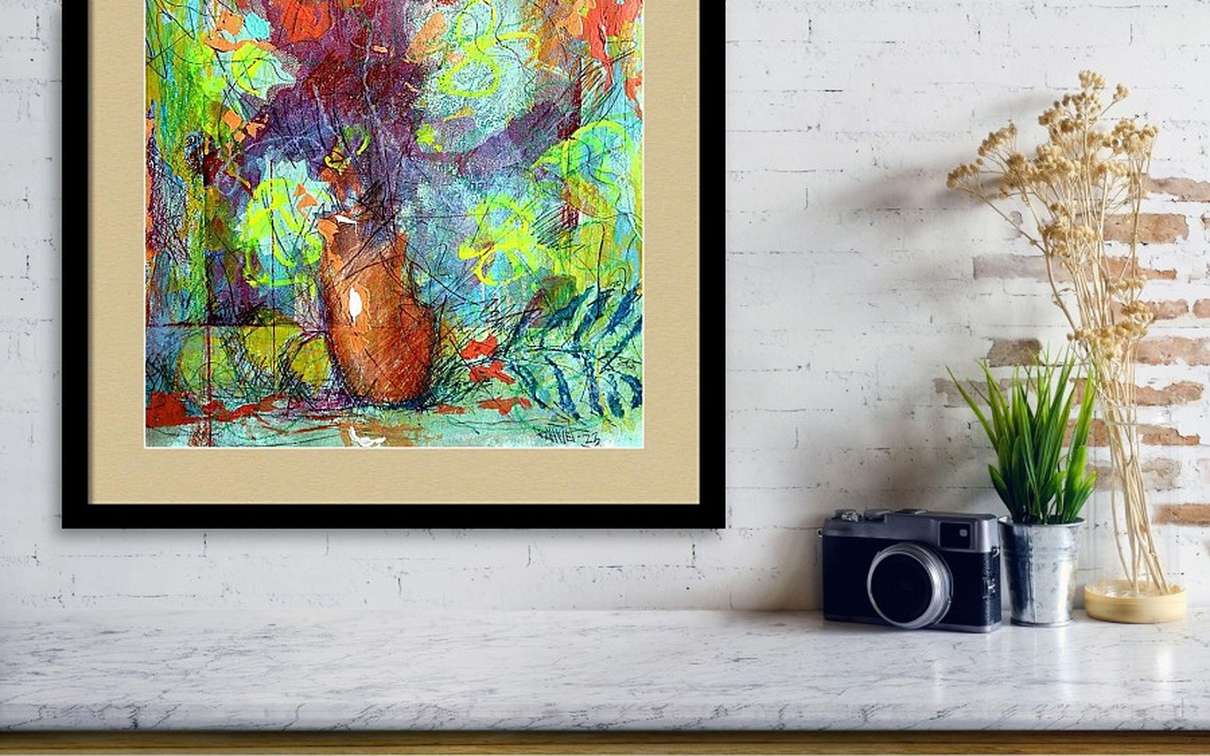 Fantaisie avec des fleurs 114 en vente 2