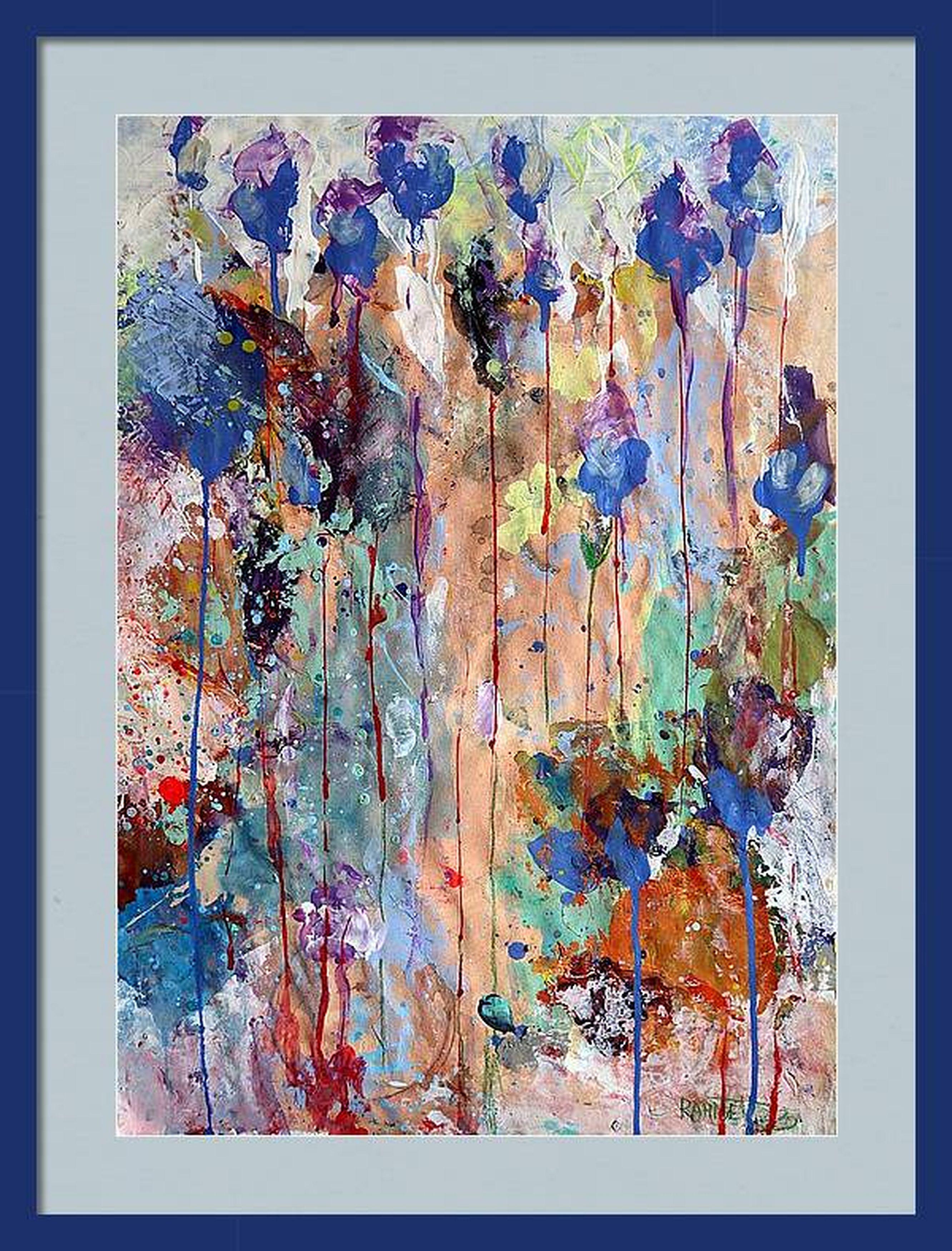 Fanasie mit Blumen 116 (Impressionismus), Painting, von RAKHMET REDZHEPOV (RAMZI)