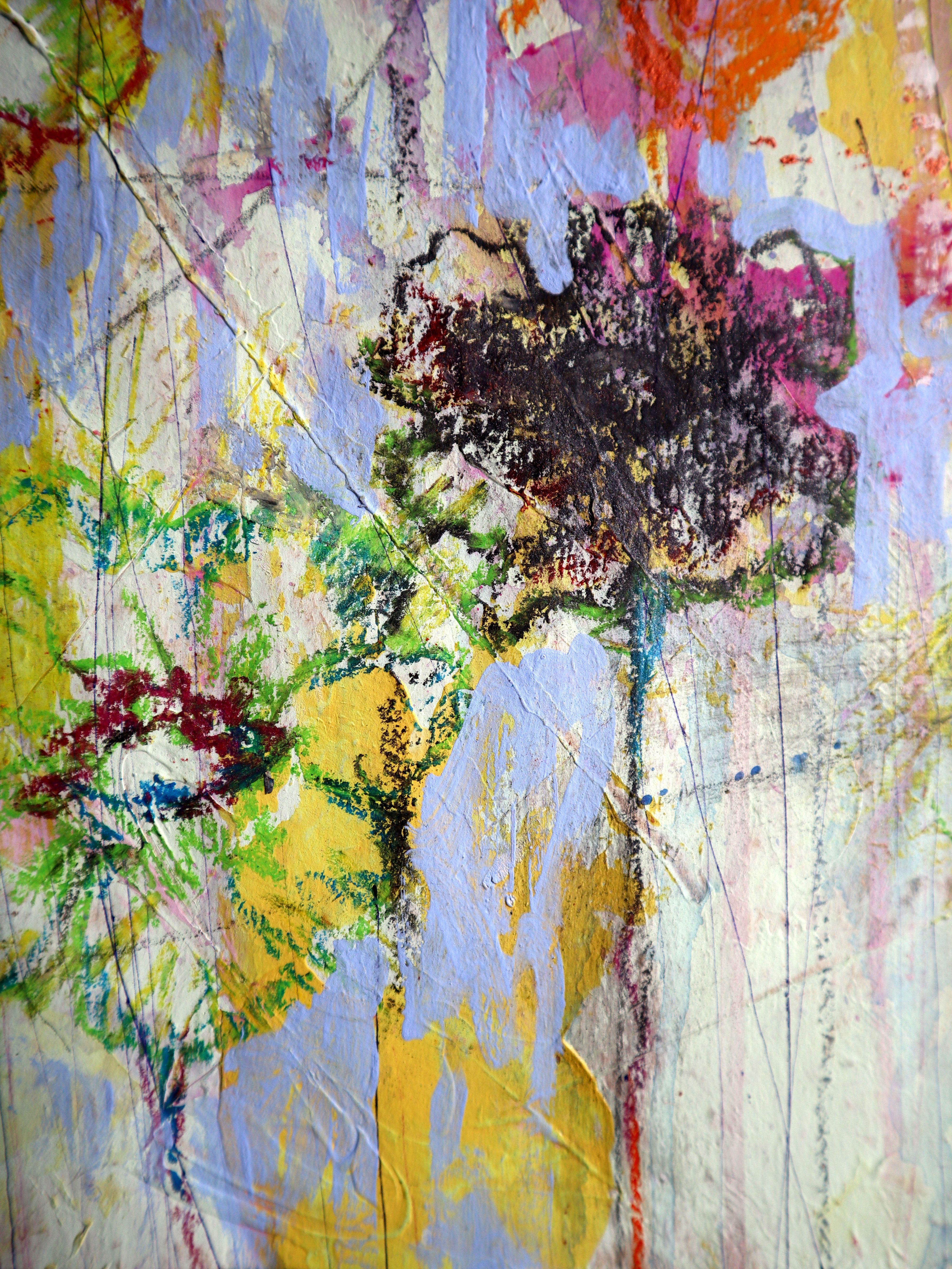 Fanasie mit Blumen 118 (Impressionismus), Painting, von RAKHMET REDZHEPOV (RAMZI)