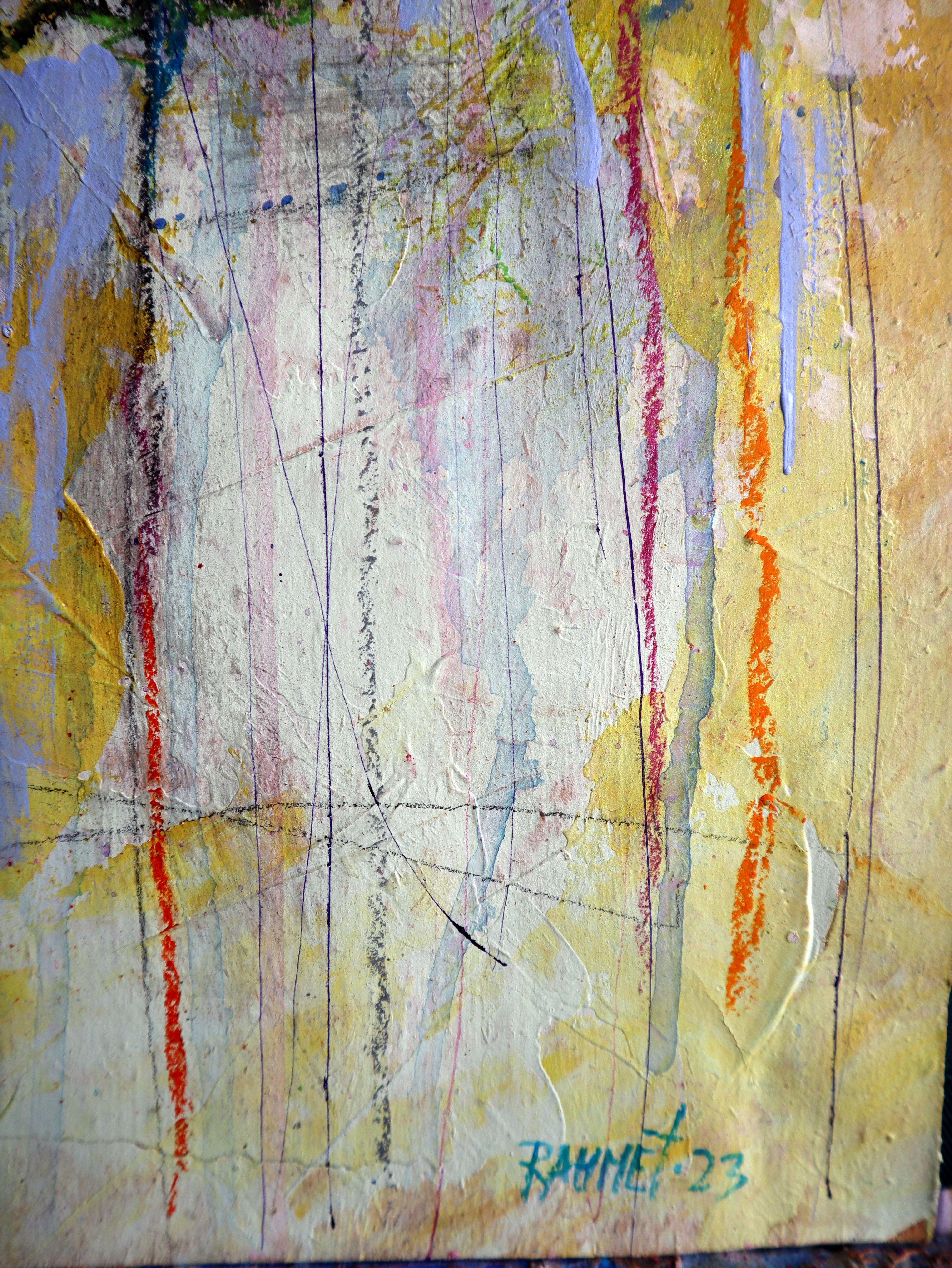 Fanasie mit Blumen 118 (Grau), Interior Painting, von RAKHMET REDZHEPOV (RAMZI)