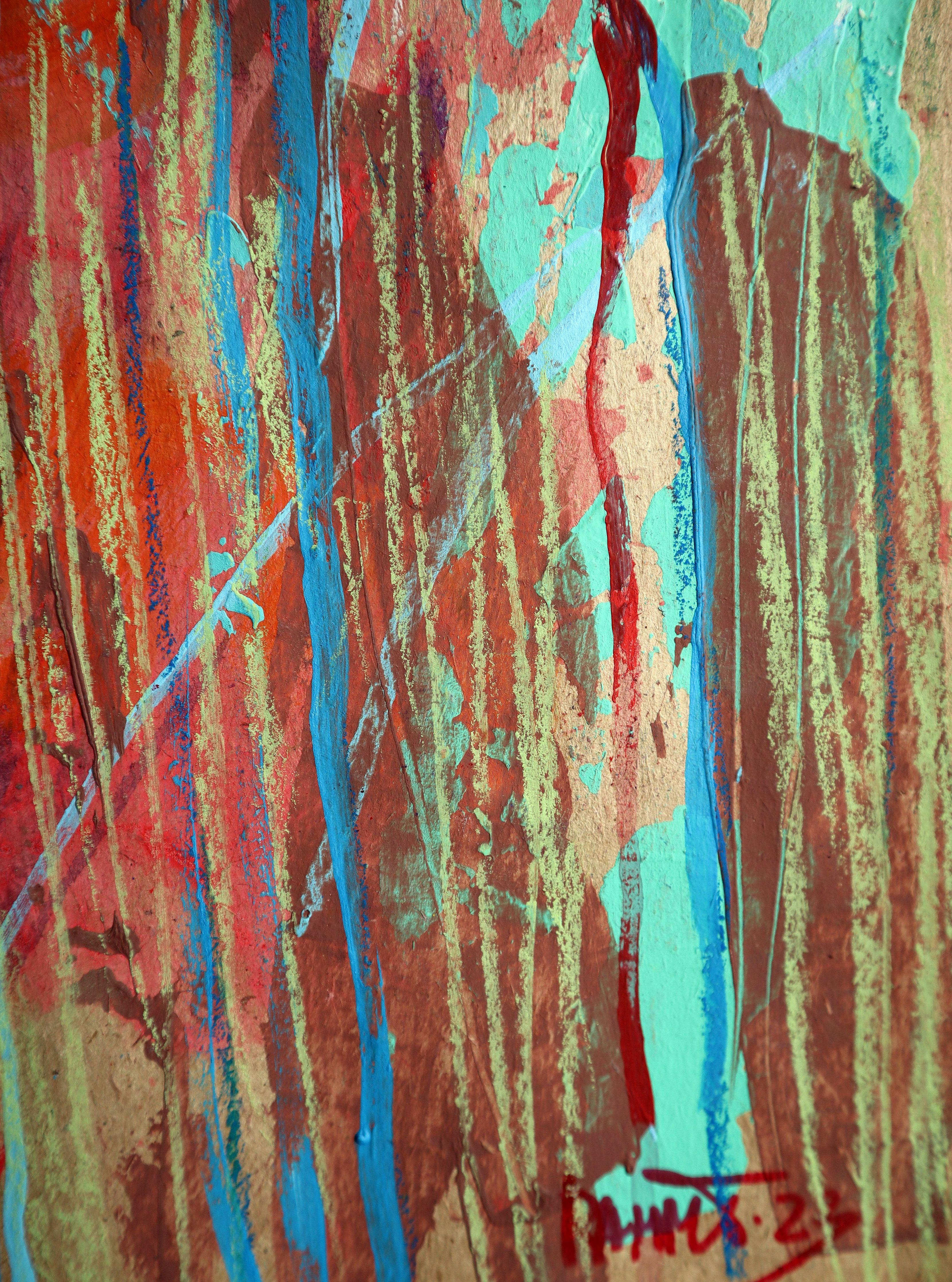 Fanasie mit Blumen 119 – Painting von RAKHMET REDZHEPOV (RAMZI)