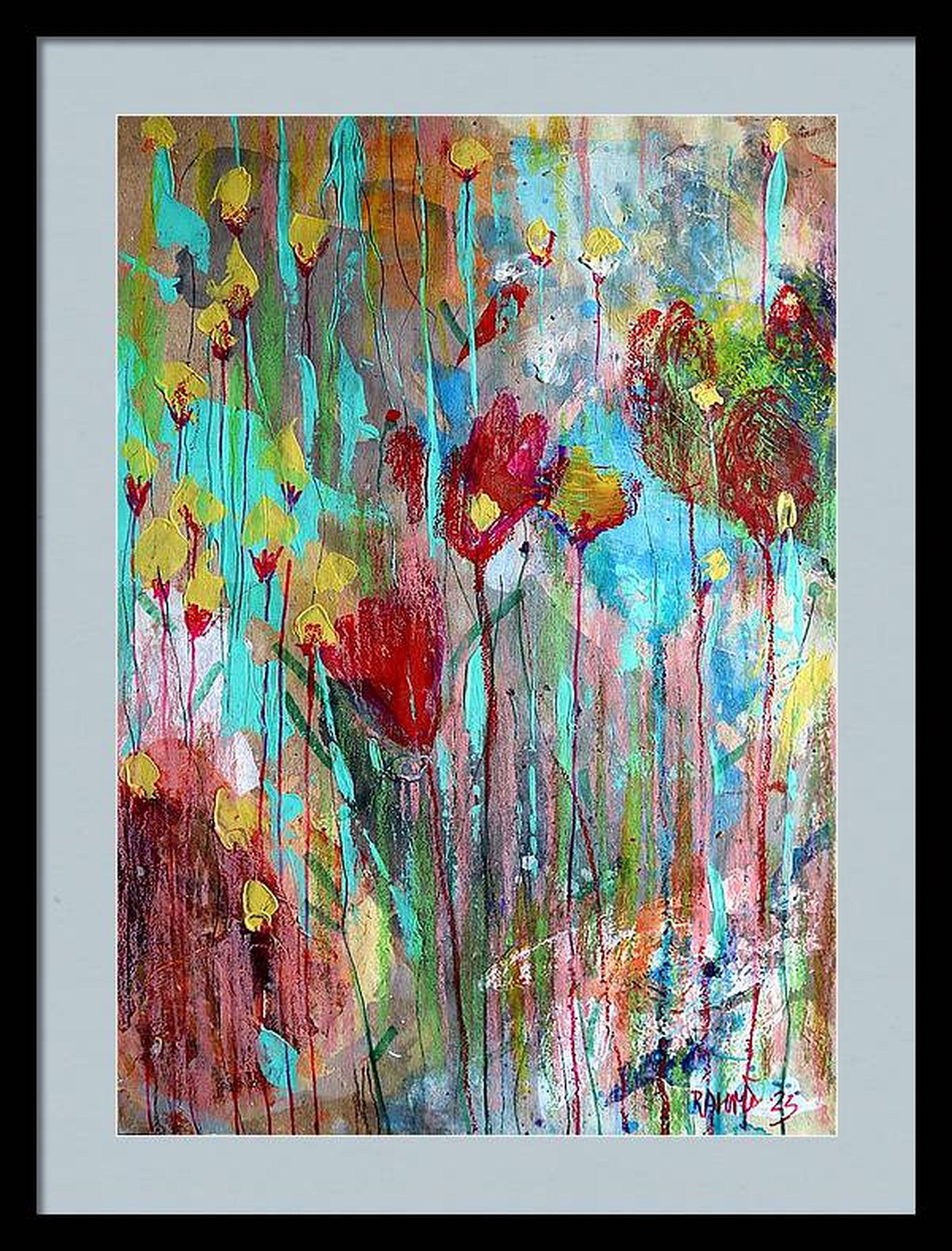 Fantaisie avec des fleurs 121 en vente 5