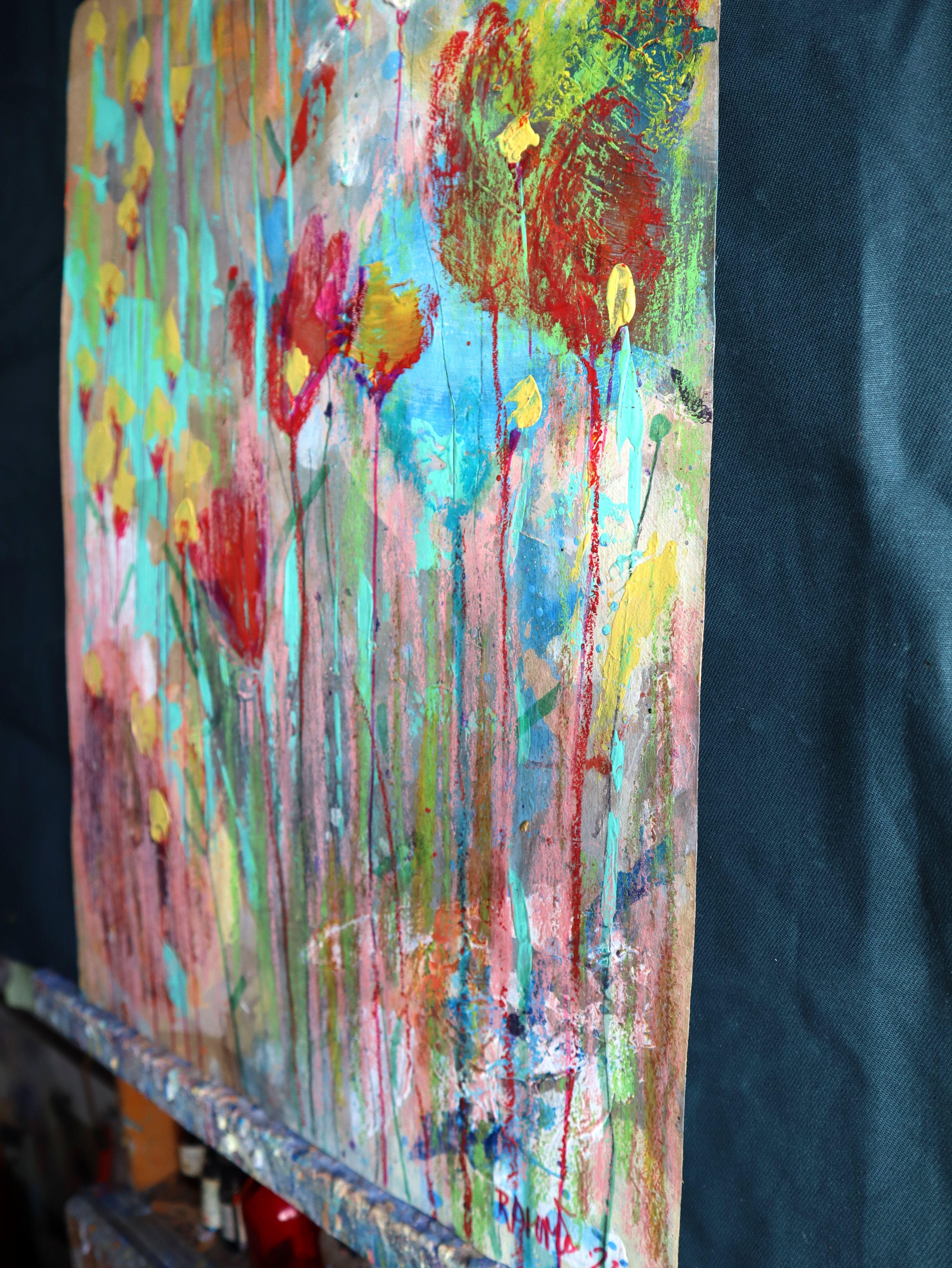 Fantaisie avec des fleurs 121 en vente 8