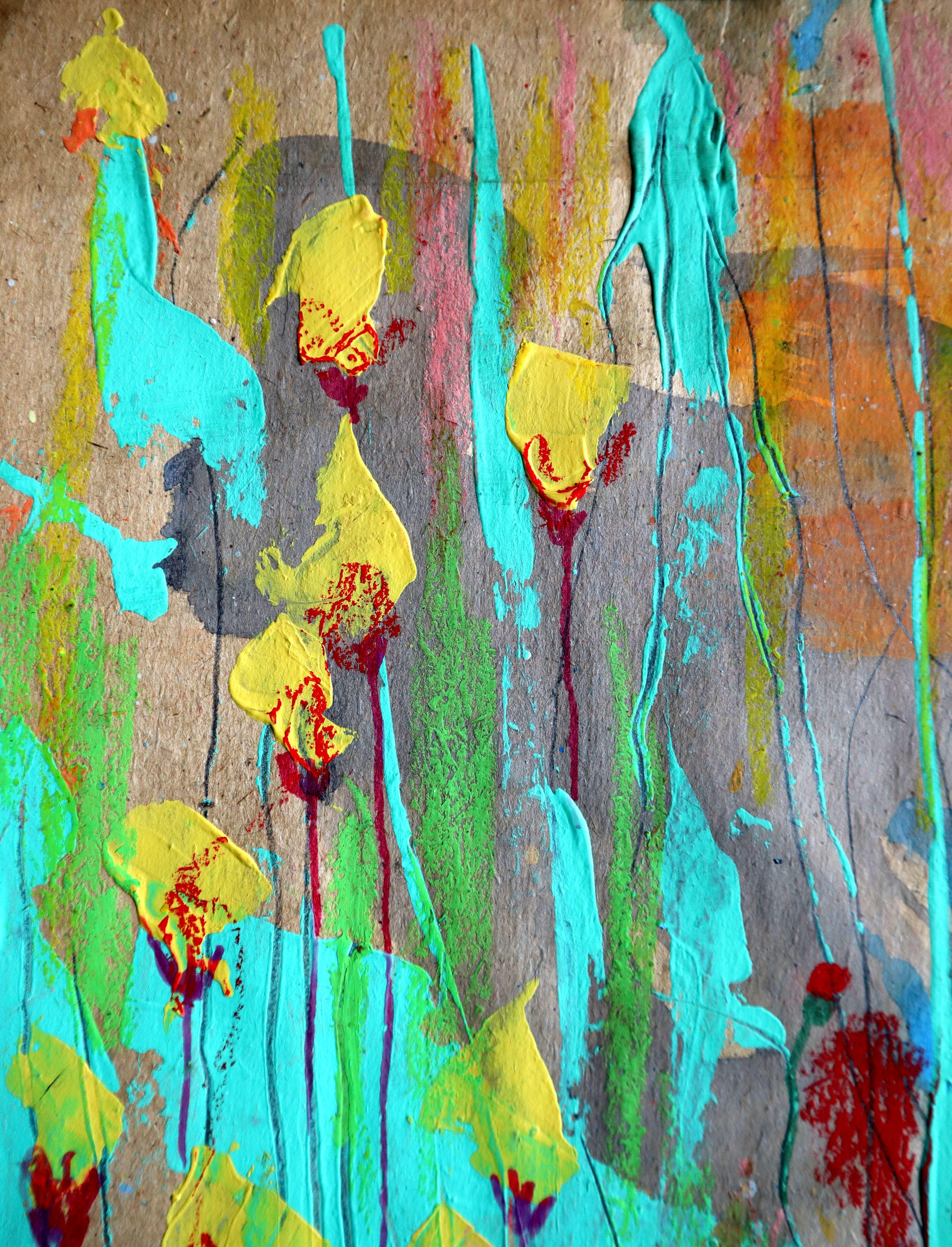 Fantaisie avec des fleurs 121 en vente 9