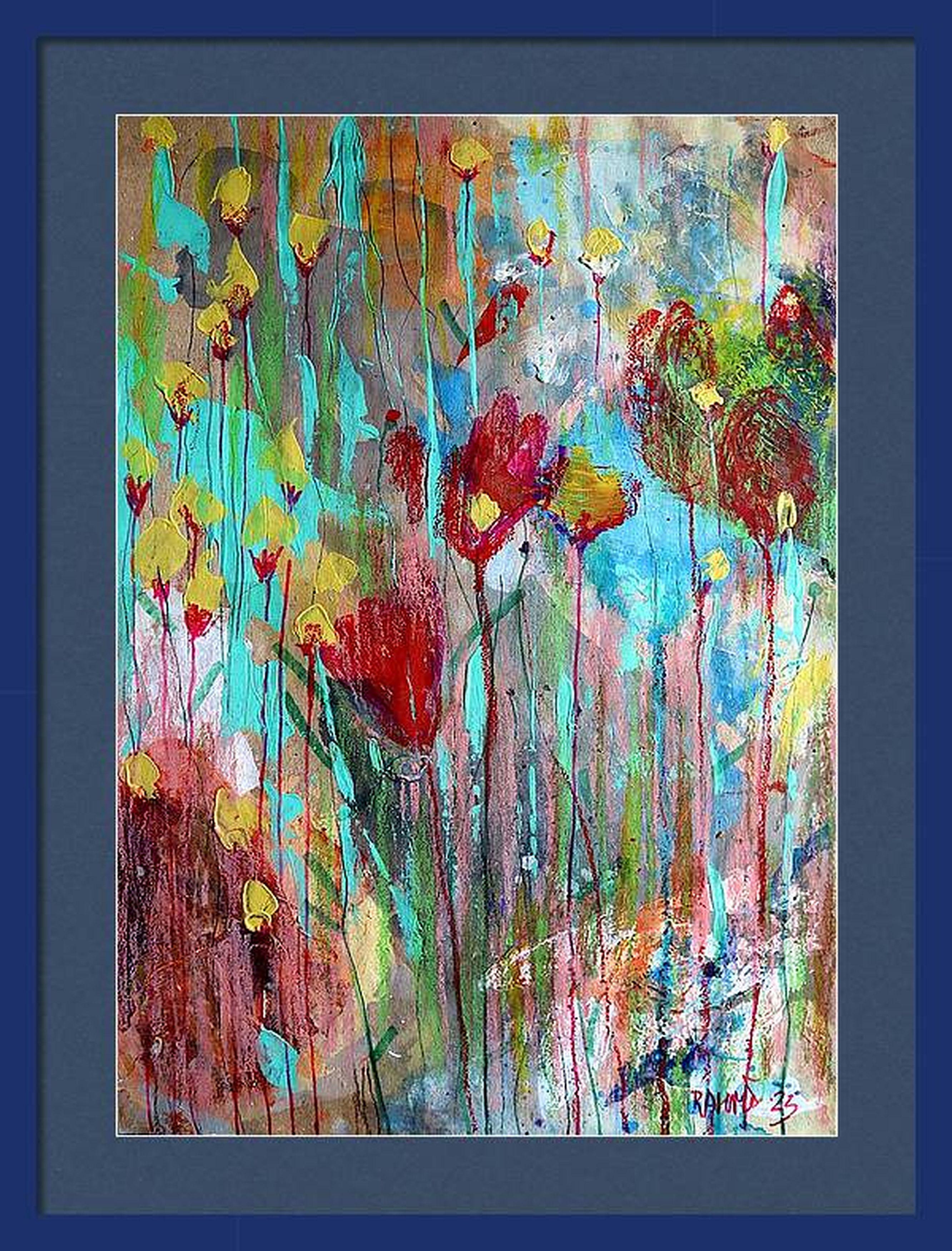 Fantaisie avec des fleurs 121 en vente 2