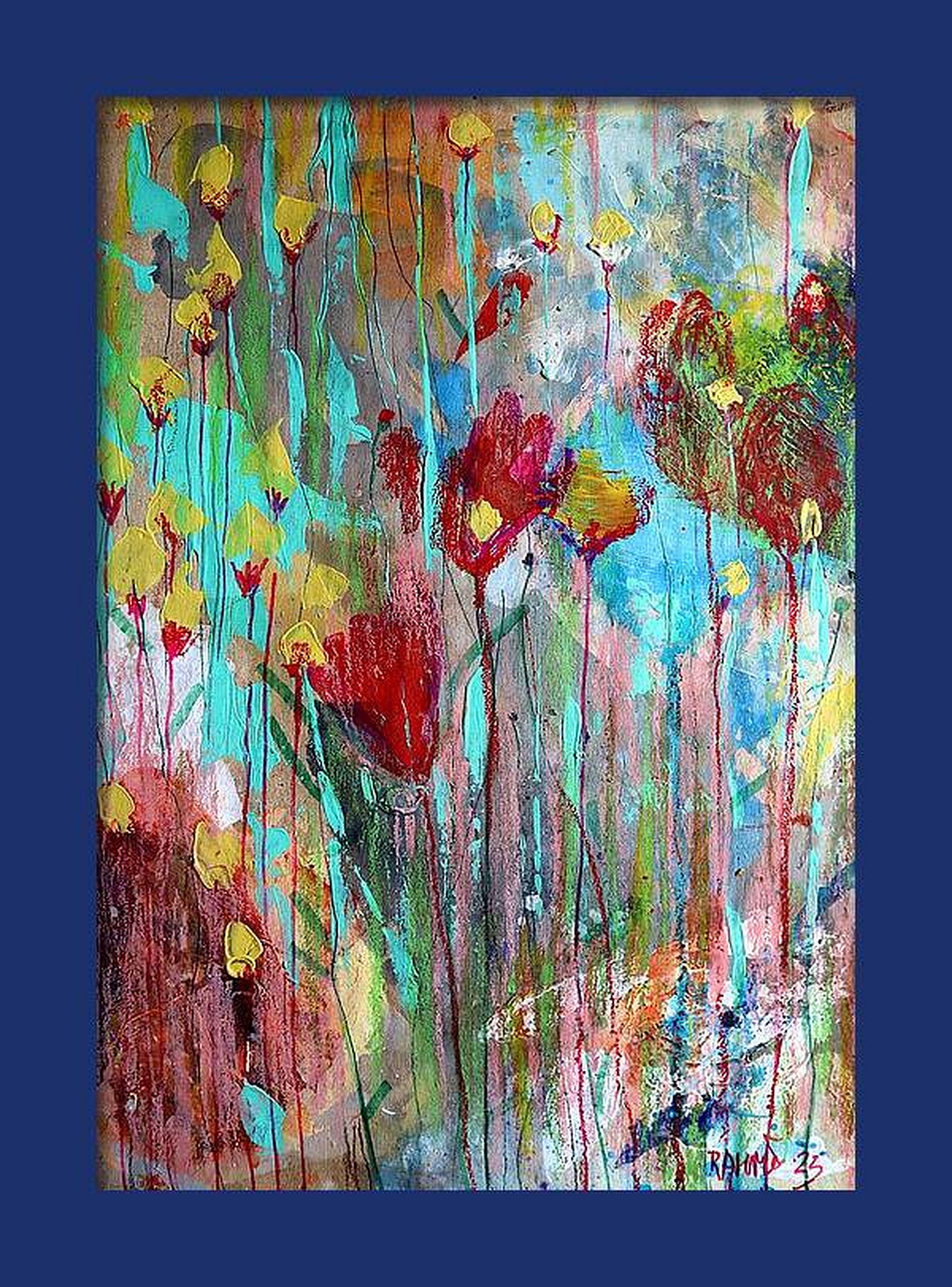 Fantaisie avec des fleurs 121 en vente 3